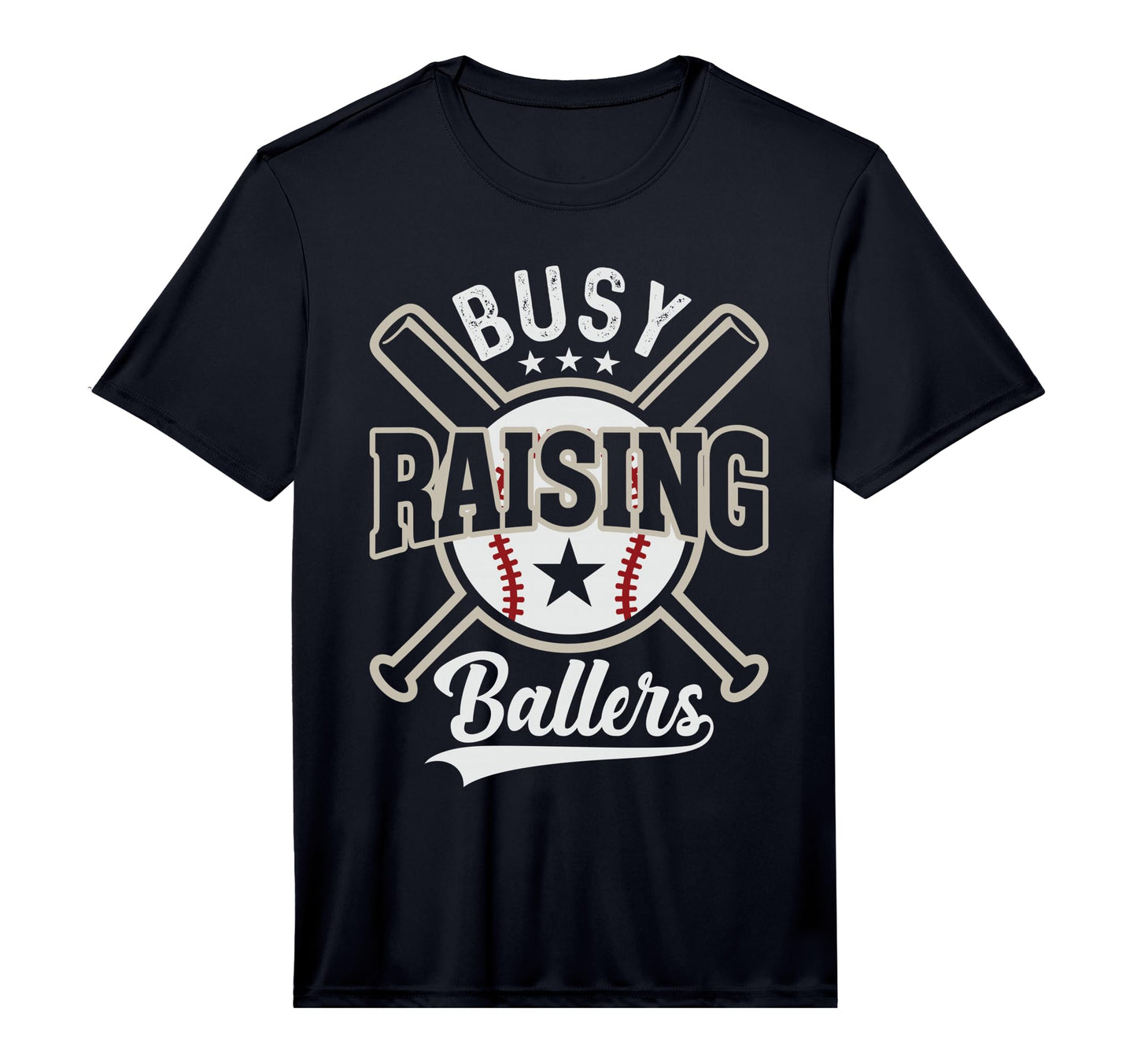 Funny Baseball Busy Raising Ballers T-Shirt - Fun Novelty Design Men Women - T-Shirt, Sweatshirt, Hoodie