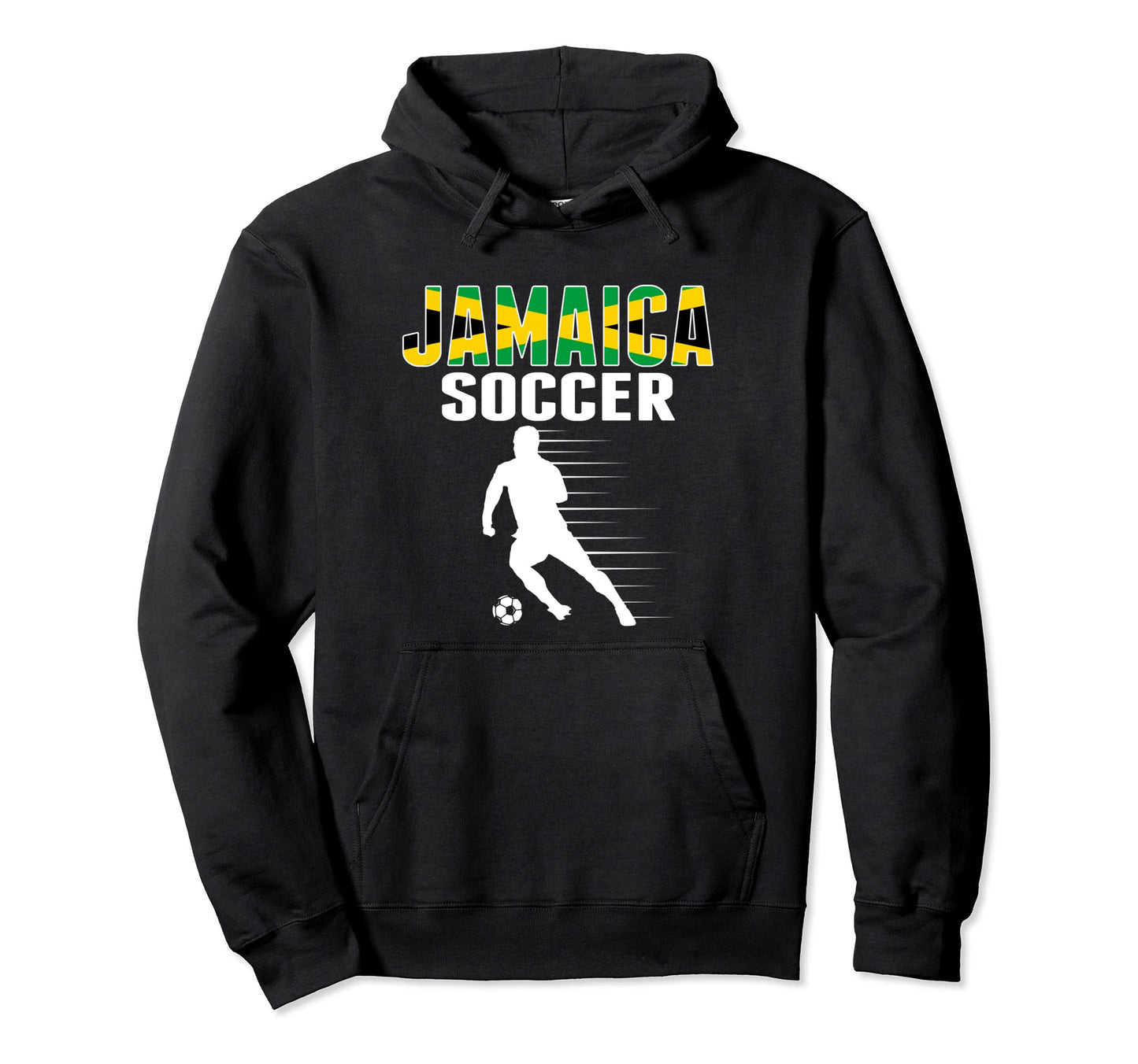 Jamaica Soccer Fans Jersey Jamaican Hoodie - Unique Graphic for Adults - T-Shirt, Sweatshirt, Hoodie