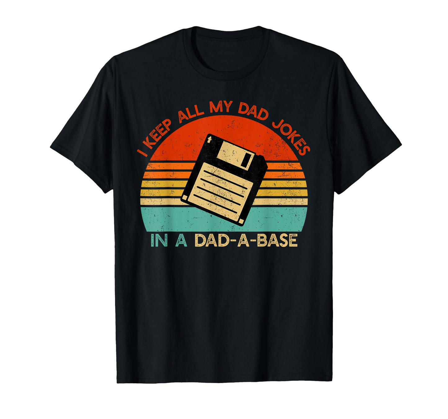 I Keep All My Dad Jokes Dad Base T-Shirt - Minimalist Print for Adults - T-Shirt, Sweatshirt, Hoodie