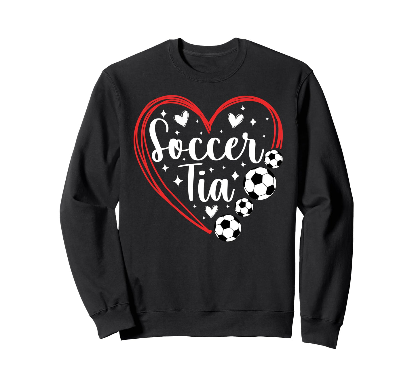 Soccer Tia Heart Tia Soccer Player Sweatshirt - Custom Art Print Men Women - T-Shirt, Sweatshirt, Hoodie