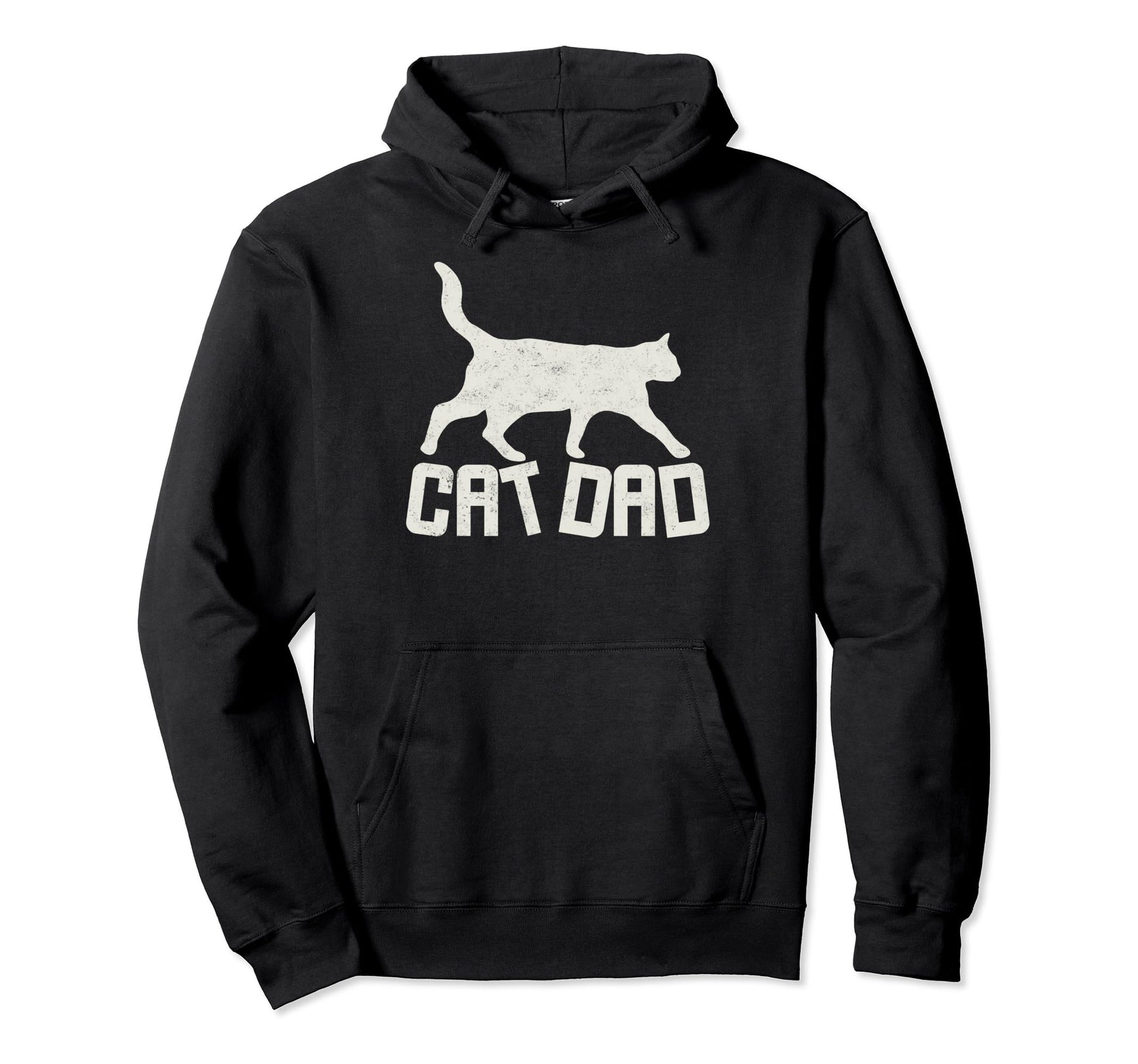 Cat Dad Fathers Day Grandpa Cats Lover Funny Hoodie - Graphic Print Unisex - T-Shirt, Sweatshirt, Hoodie