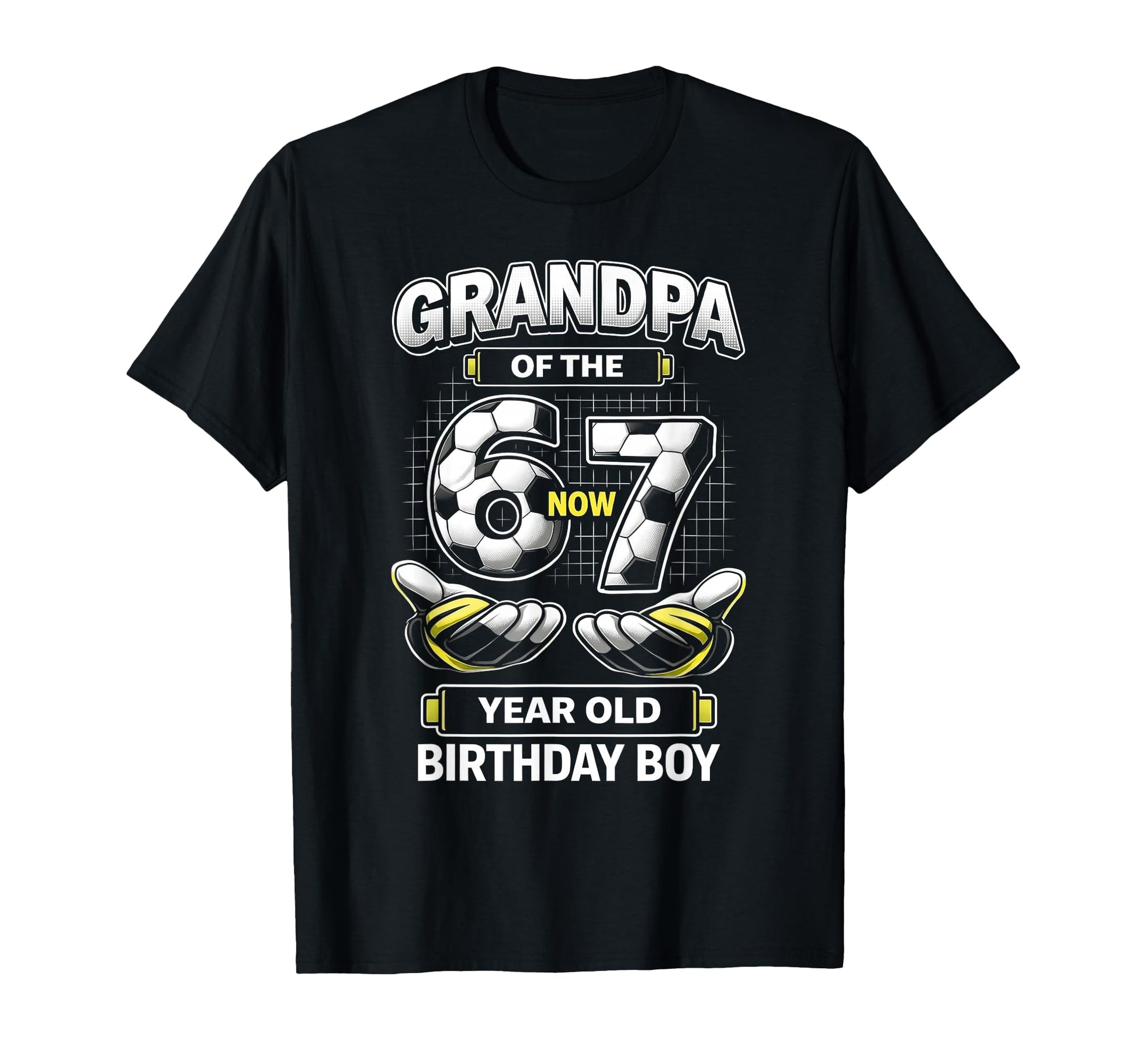Birthday I Was 6 Now Im 7 Six Seven Soccer T-Shirt - Unique Graphic Unisex - T-Shirt, Sweatshirt, Hoodie