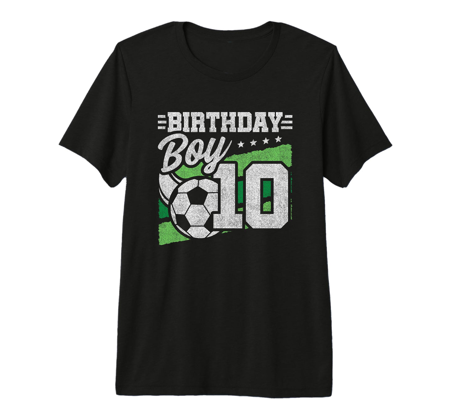 10 Year Old Soccer Birthday 10Th T-Shirt - Casual Everyday Wear Men Women - T-Shirt, Sweatshirt, Hoodie