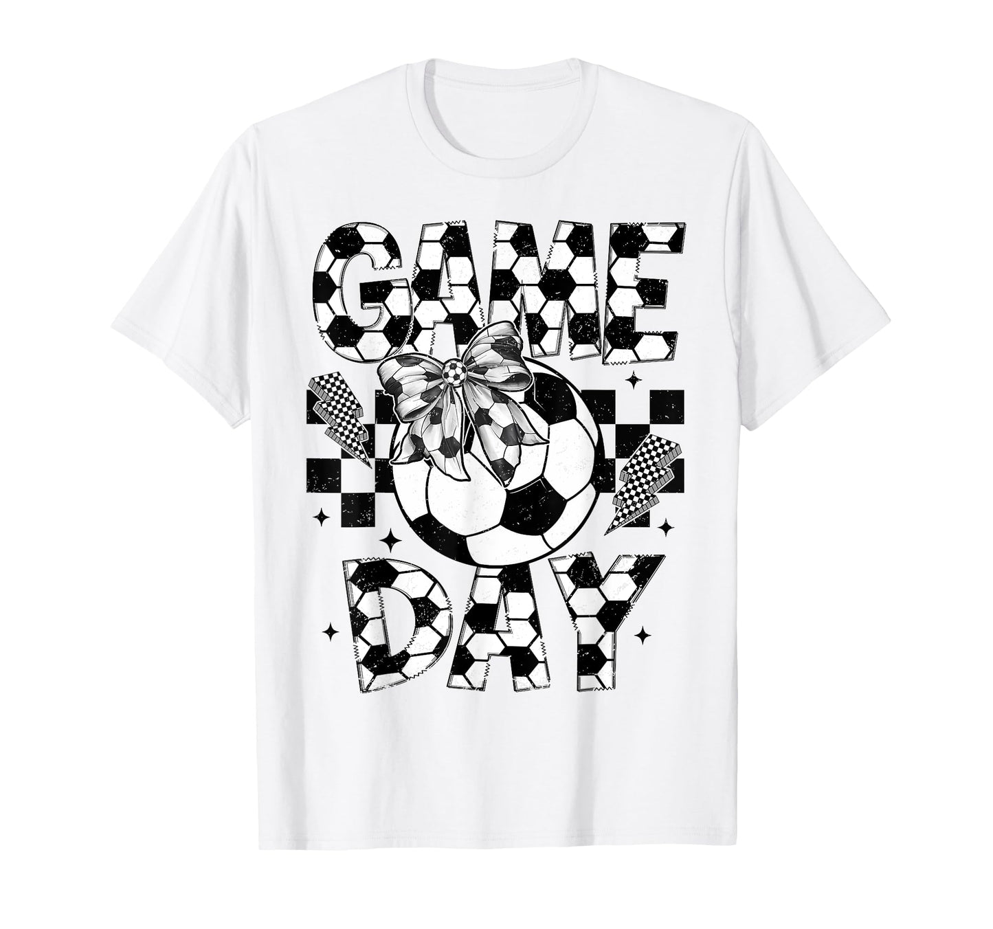 Game Day Soccer Coquette Bow Soccer T-Shirt - Streetwear Style Men Women - T-Shirt, Sweatshirt, Hoodie