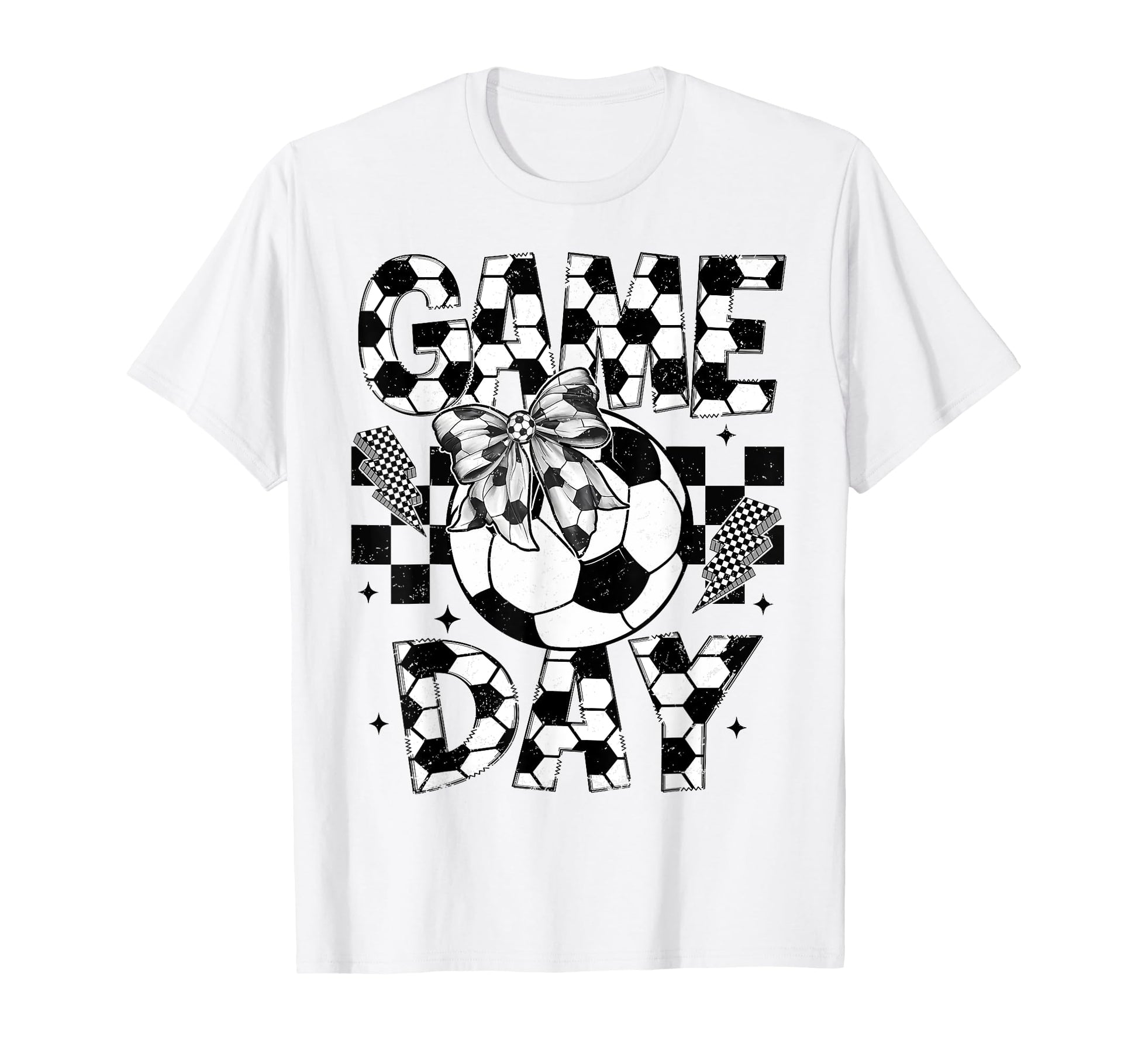 Game Day Soccer Coquette Bow Soccer T-Shirt - Streetwear Style Men Women - T-Shirt, Sweatshirt, Hoodie