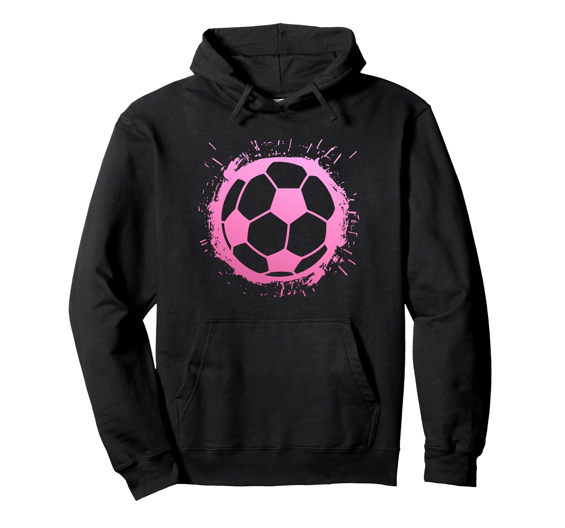 Soccer Player Ball Sports Hoodie - Aesthetic Graphic Men Women - T-Shirt, Sweatshirt, Hoodie