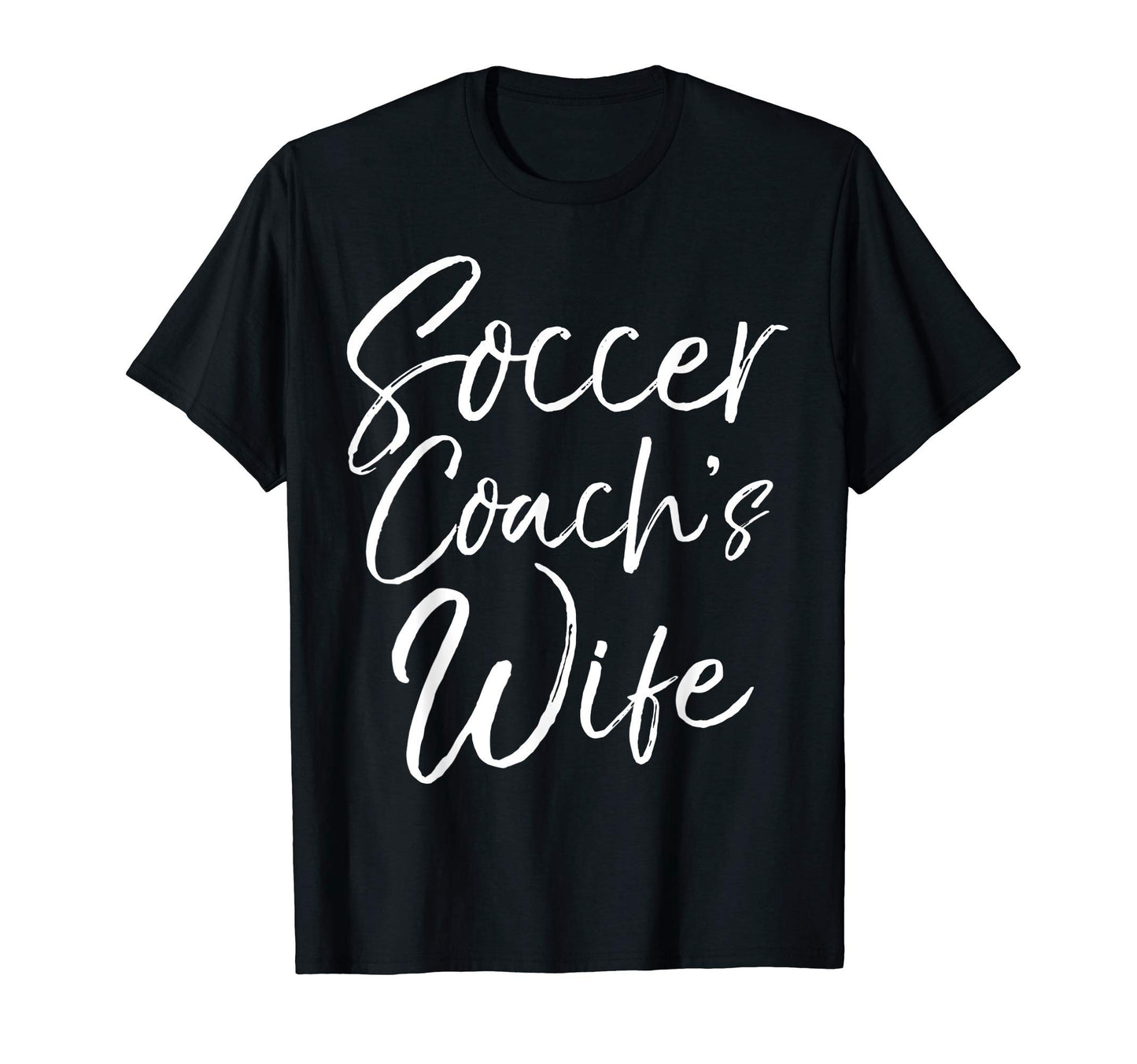 Soccer Gift From Husband Coaching T-Shirt - Minimalist Print Men Women - T-Shirt, Sweatshirt, Hoodie