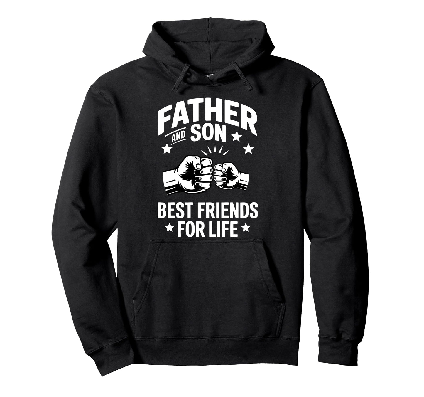 Father And Son Best Friends Life Hoodie - Minimalist Print for Adults - T-Shirt, Sweatshirt, Hoodie