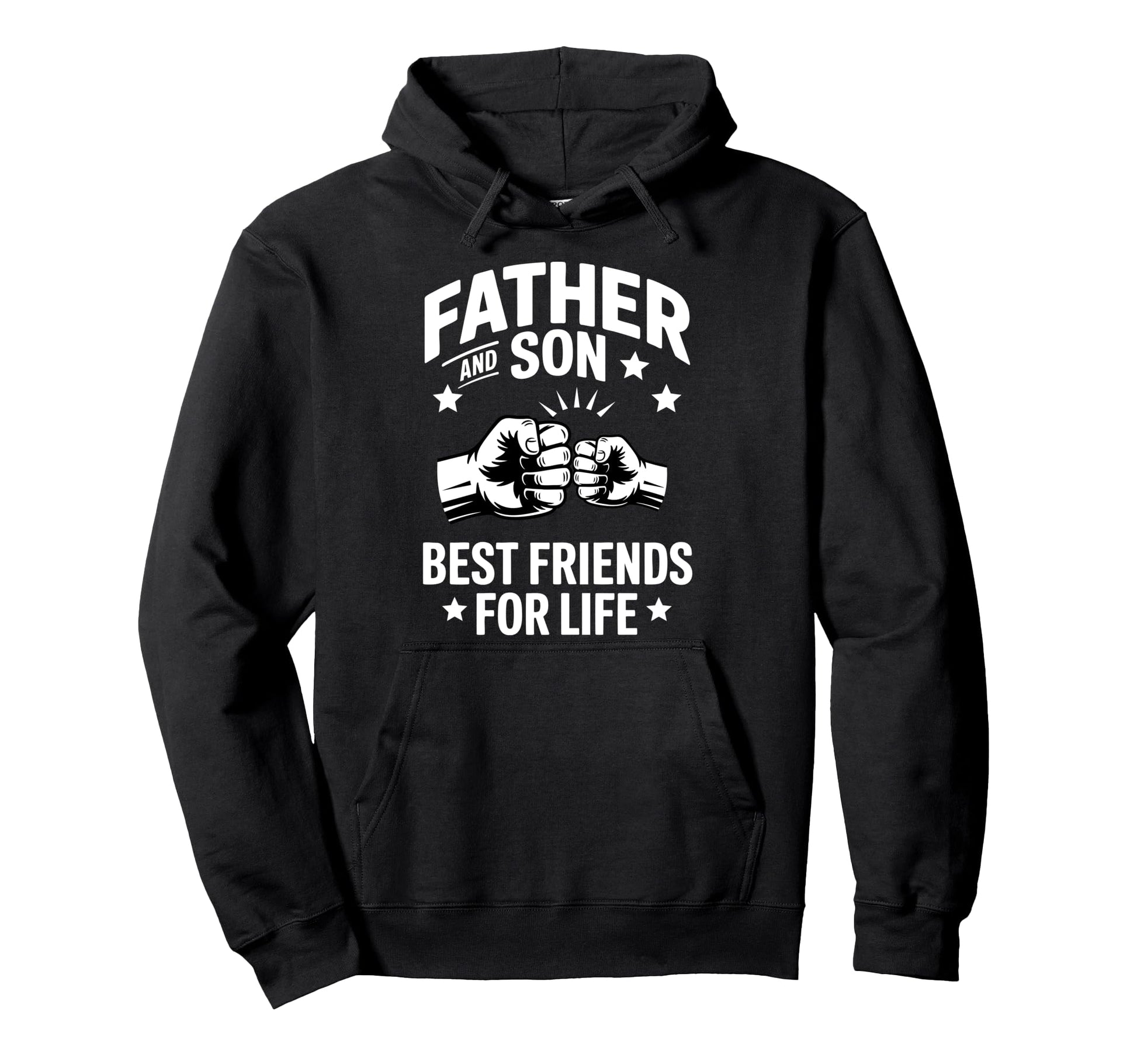 Father And Son Best Friends Life Hoodie - Minimalist Print for Adults - T-Shirt, Sweatshirt, Hoodie