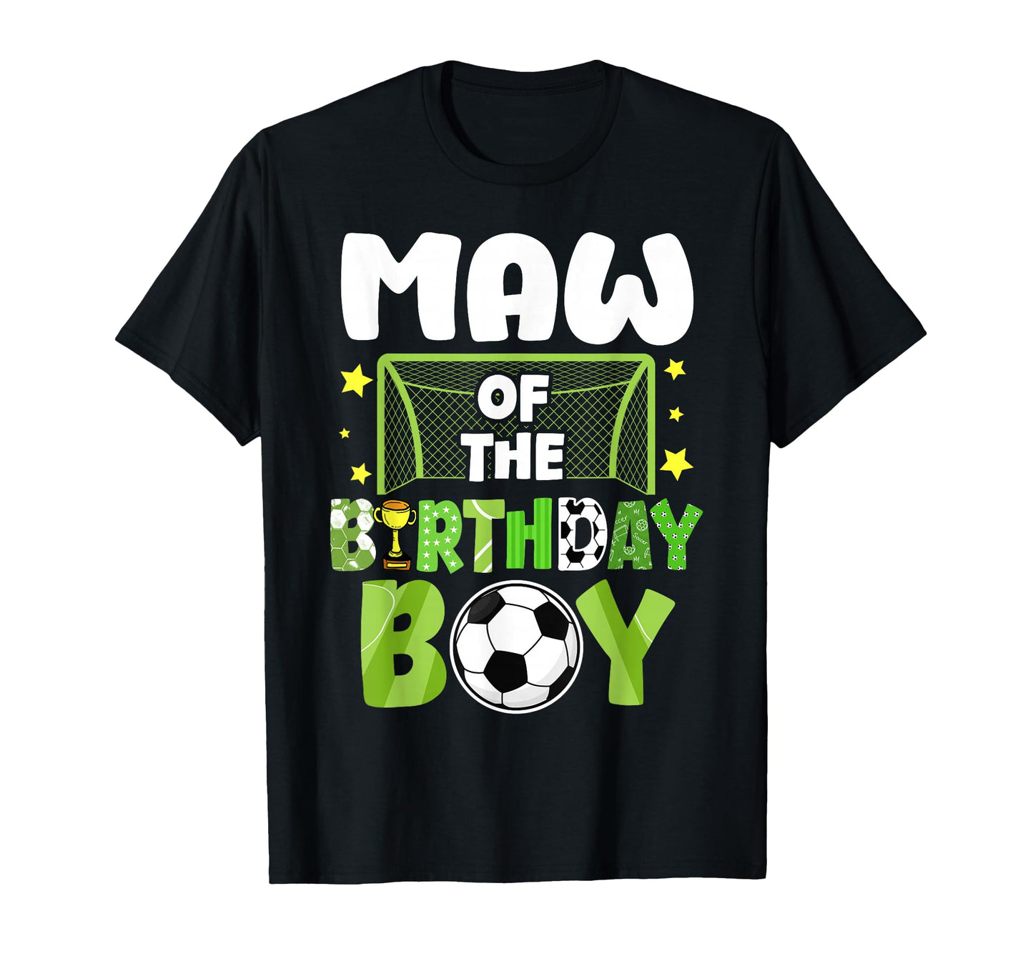 Soccer Maw Birthday Party Family T-Shirt - Aesthetic Graphic Unisex - T-Shirt, Sweatshirt, Hoodie