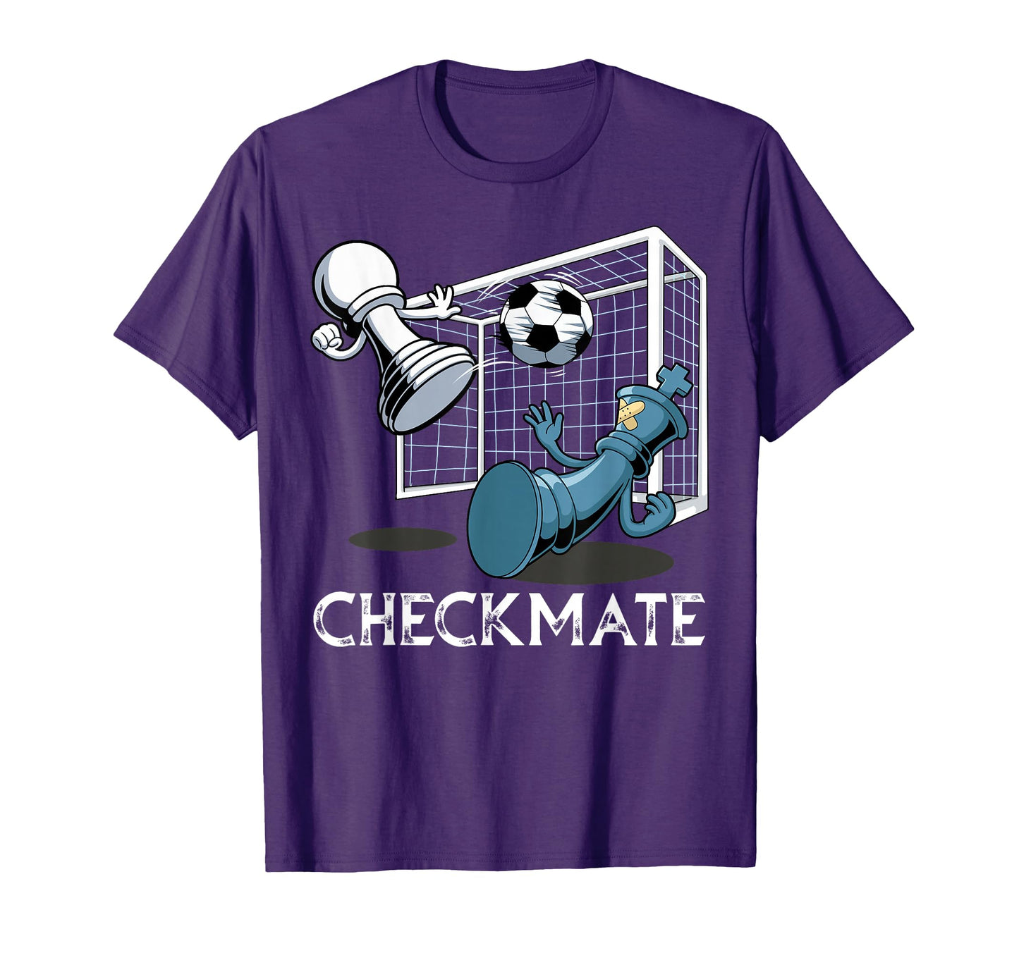 Soccer Checkmate Chess T-Shirt - Aesthetic Graphic Unisex - T-Shirt, Sweatshirt, Hoodie