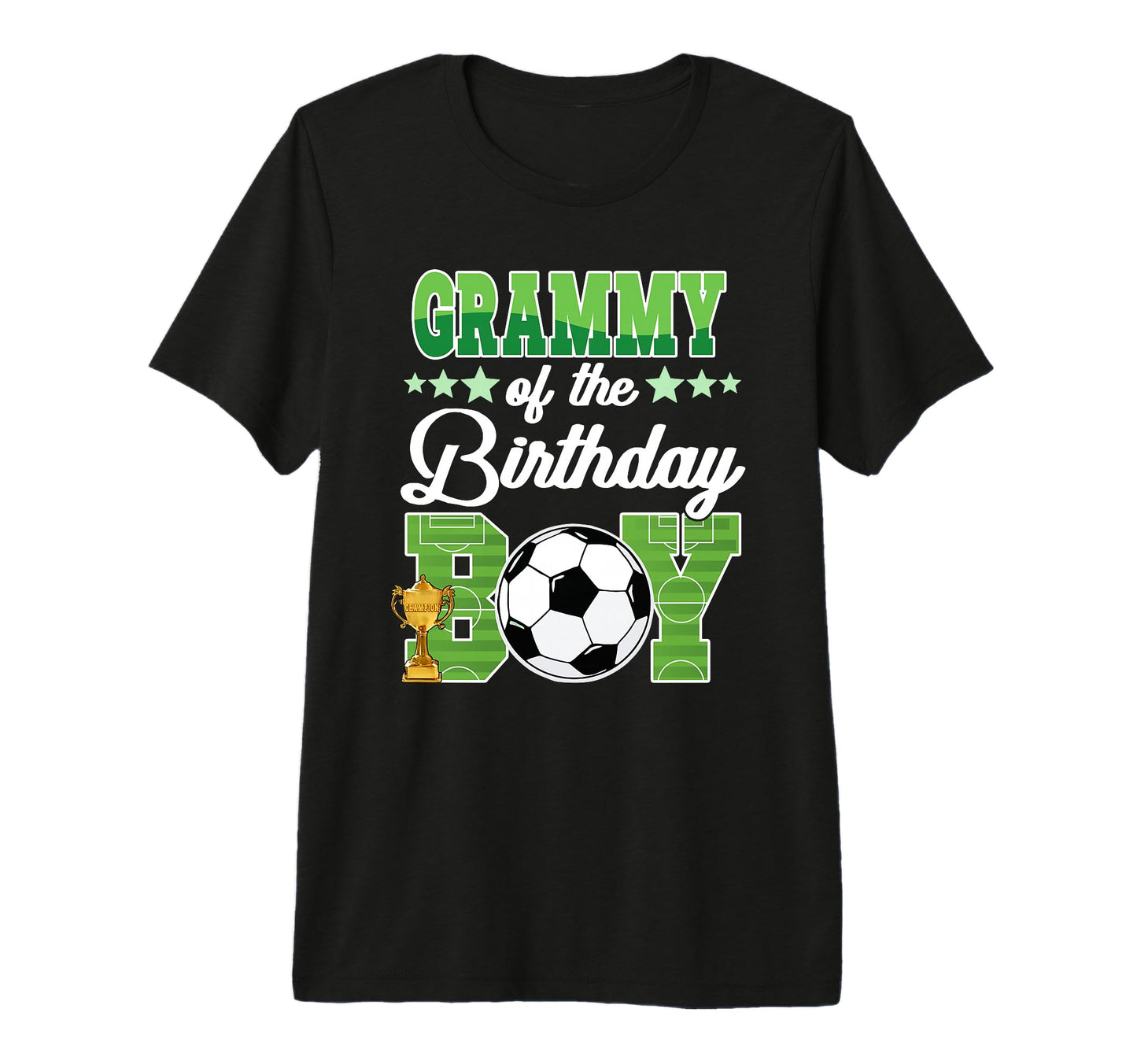Soccer Grammy Birthday Party Soccer T-Shirt - Minimalist Print Men Women - T-Shirt, Sweatshirt, Hoodie