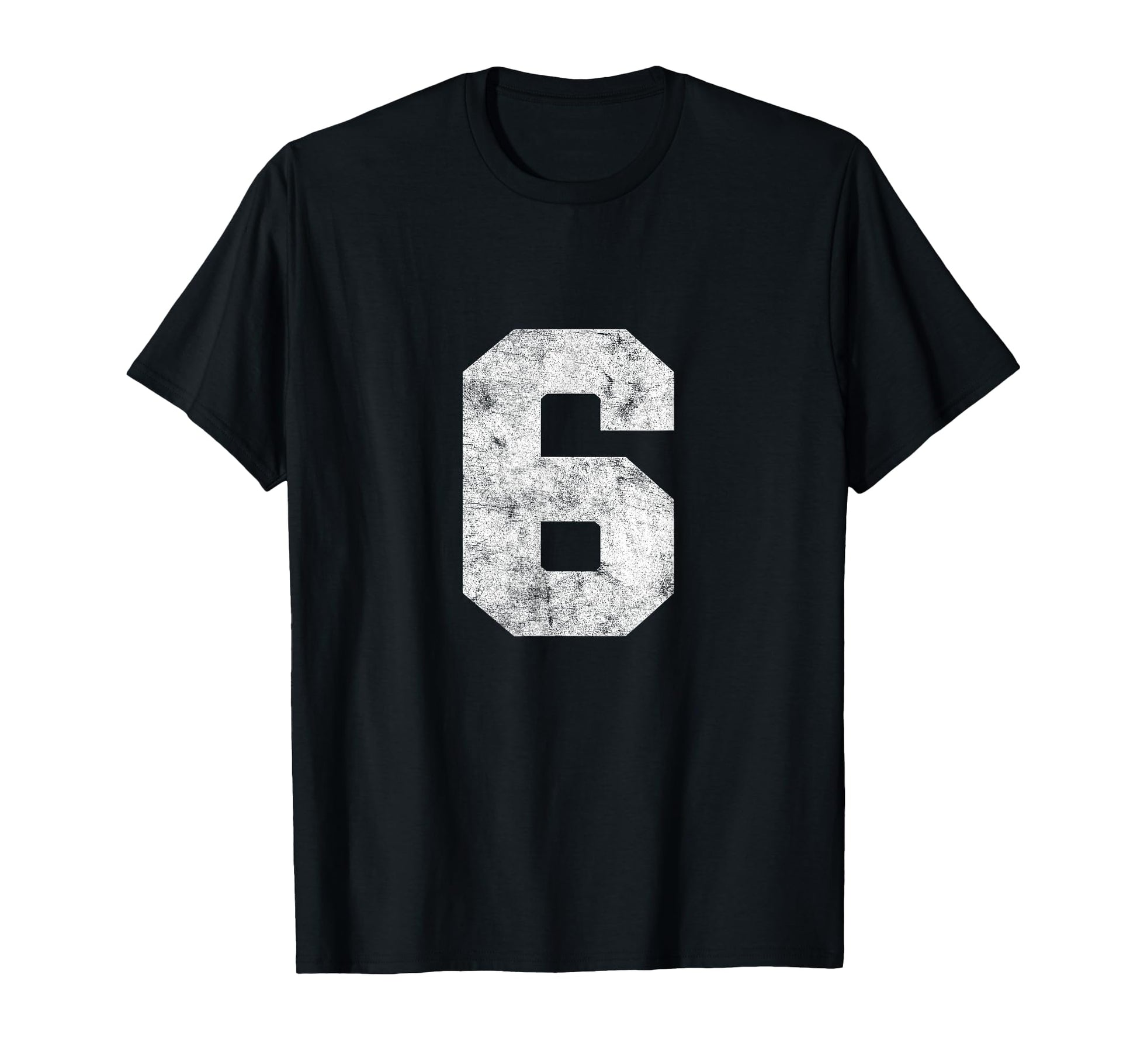 Lucky Number 6 Birthday Sports Player Team T-Shirt - Trendy Graphic Unisex - T-Shirt, Sweatshirt, Hoodie