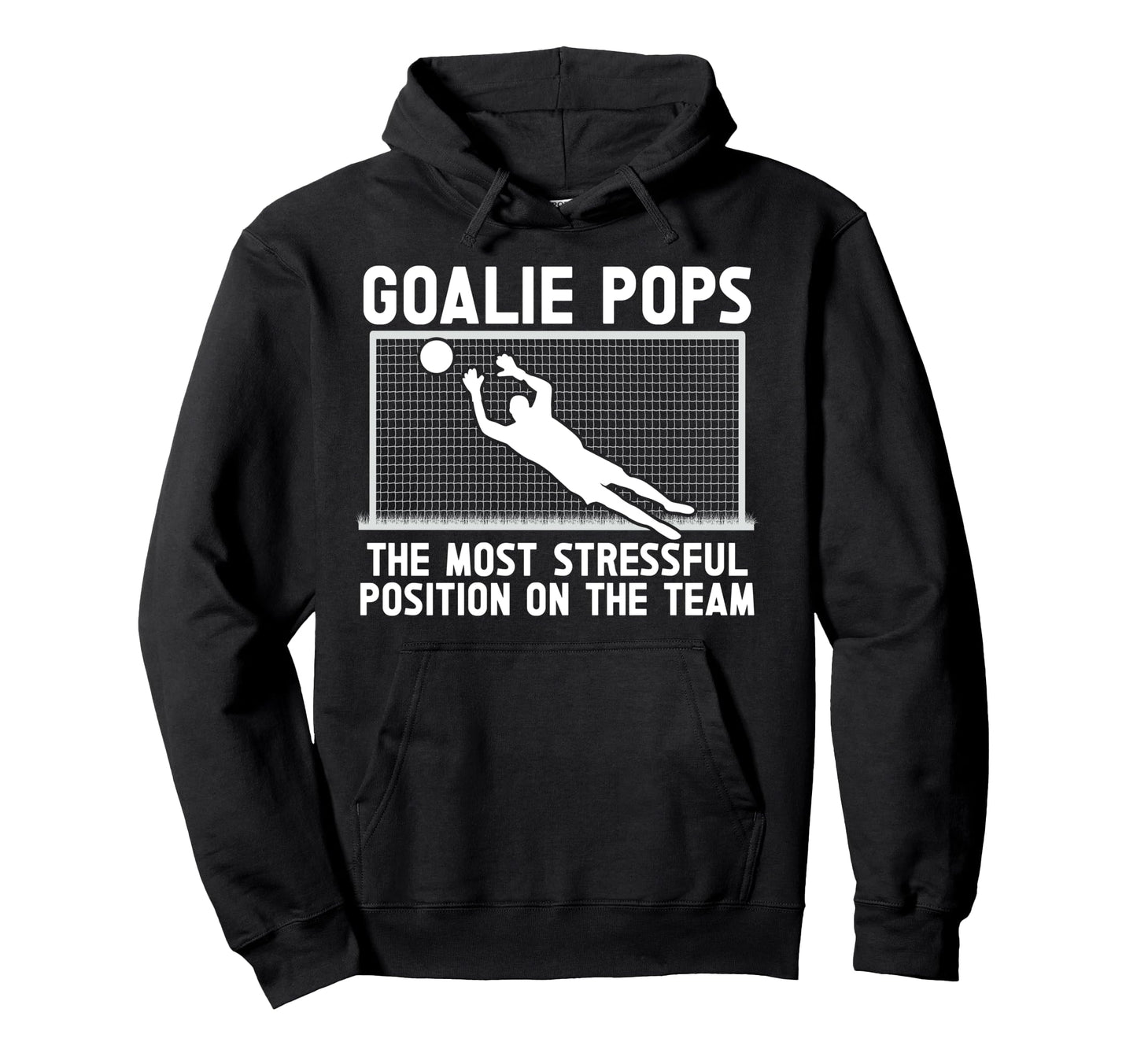 Soccer Goalie Pops Funny Pops Soccer Hoodie - Minimalist Print Unisex - T-Shirt, Sweatshirt, Hoodie