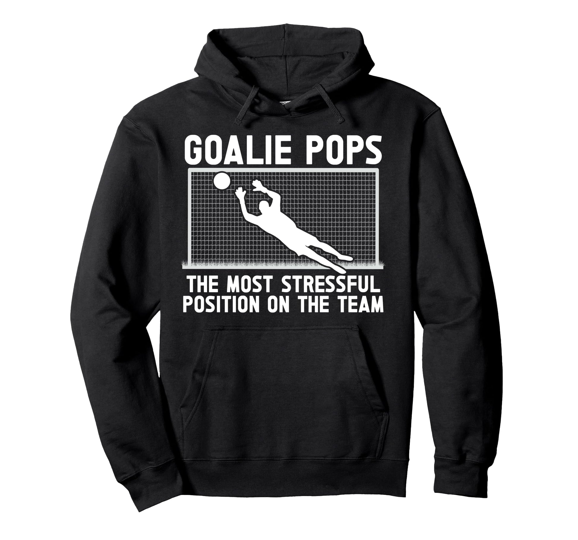 Soccer Goalie Pops Funny Pops Soccer Hoodie - Minimalist Print Unisex - T-Shirt, Sweatshirt, Hoodie