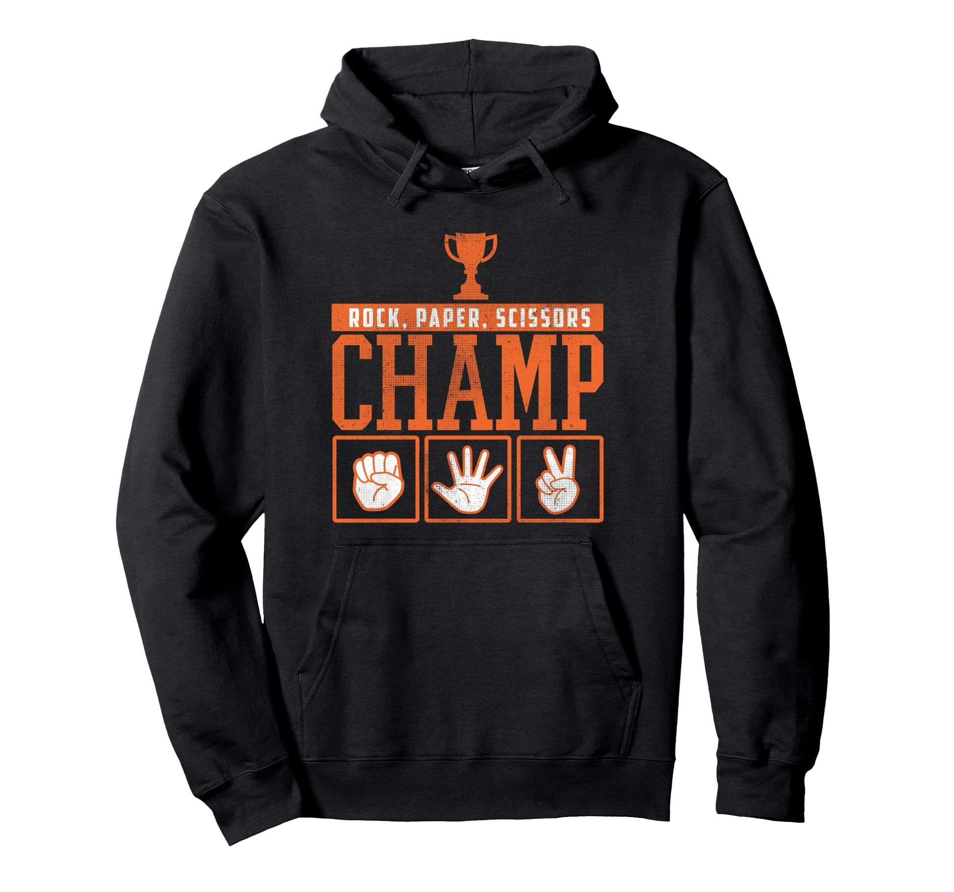 Rock Paper Scissors Champ Dad Jokes Hoodie - Streetwear Style Unisex - T-Shirt, Sweatshirt, Hoodie