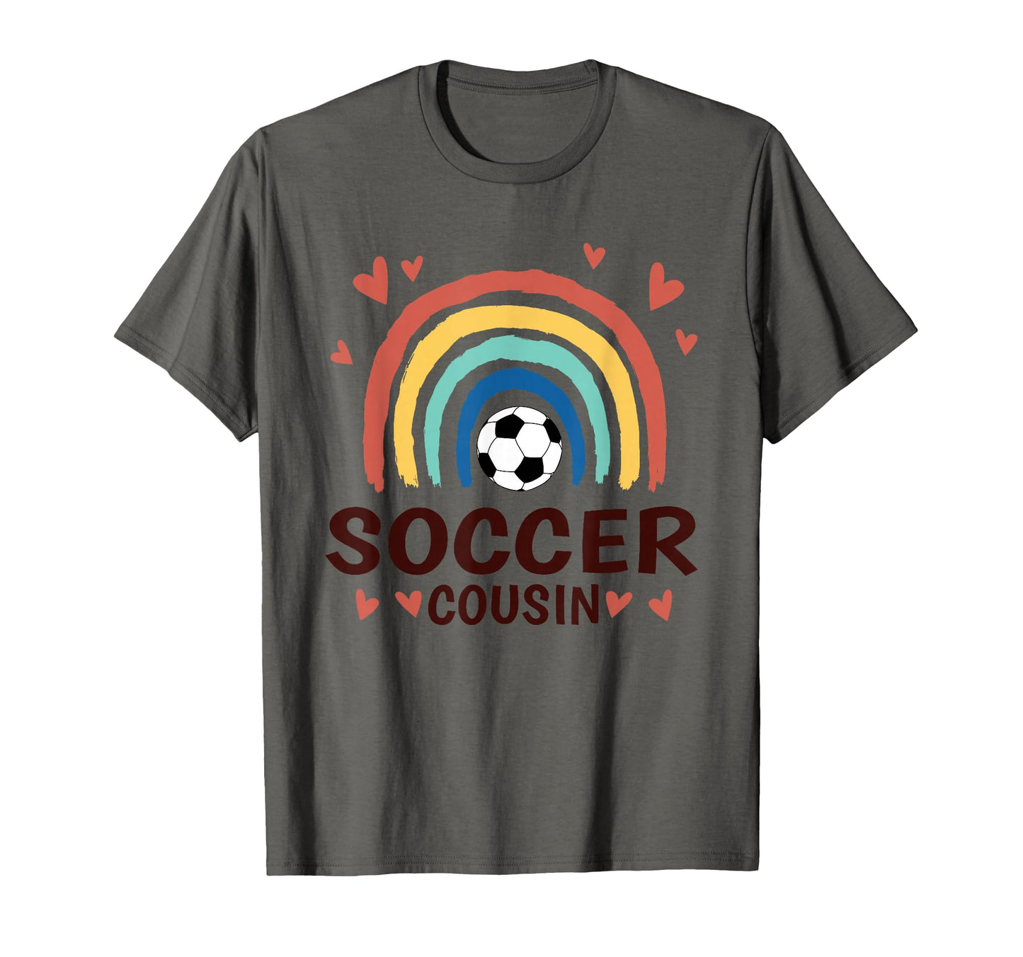 Rainbow Soccer Player Family Matching T-Shirt - Novelty Apparel Unisex - T-Shirt, Sweatshirt, Hoodie
