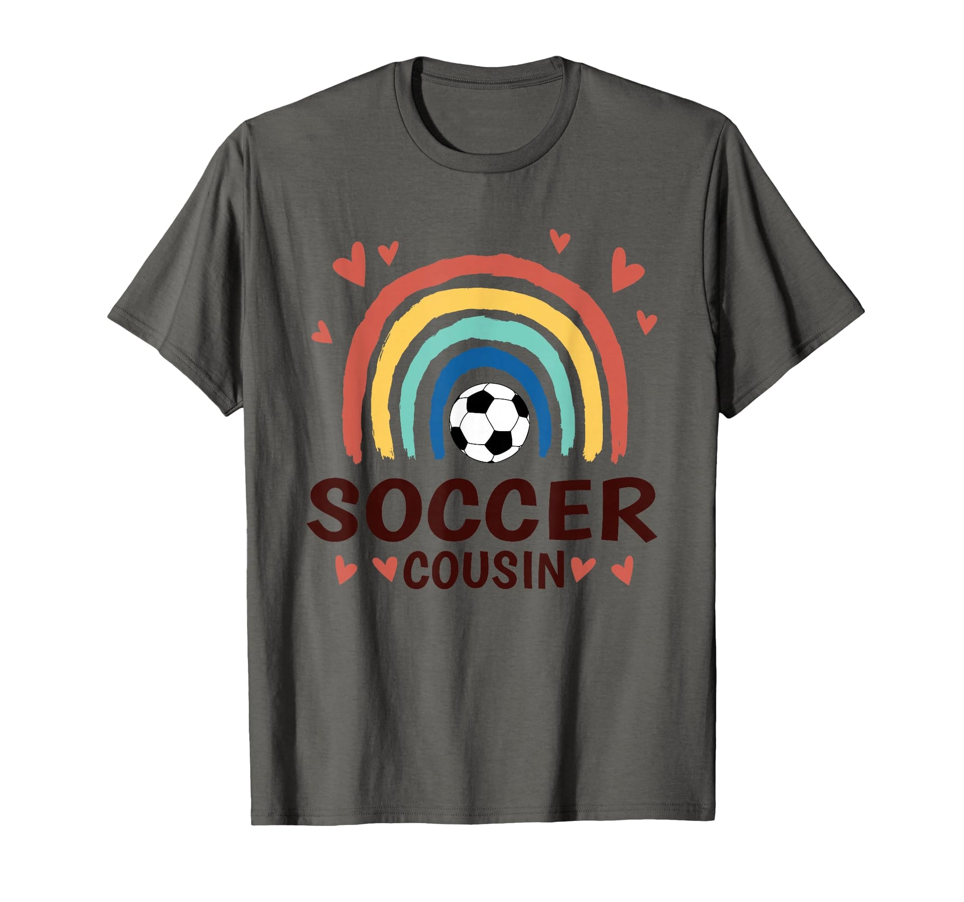 Rainbow Soccer Player Family Matching T-Shirt - Novelty Apparel Unisex - T-Shirt, Sweatshirt, Hoodie
