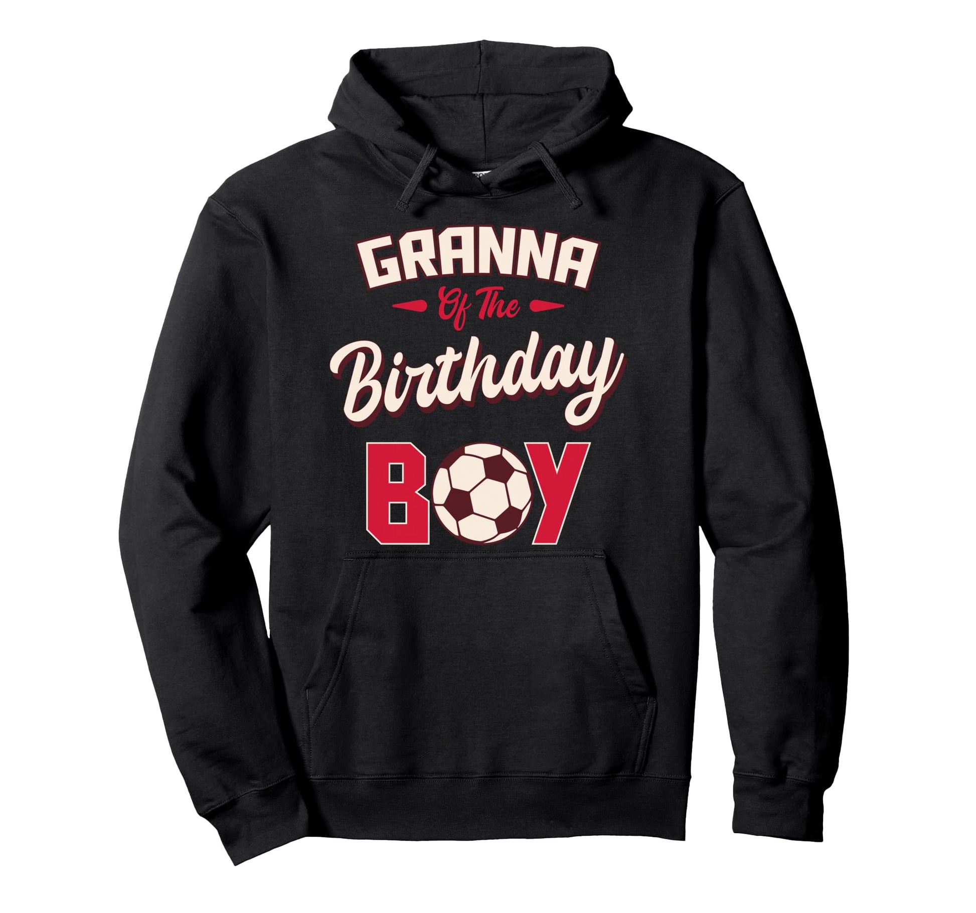 Granna Birthday Soccer Player Bday Hoodie - Minimalist Print for Adults - T-Shirt, Sweatshirt, Hoodie