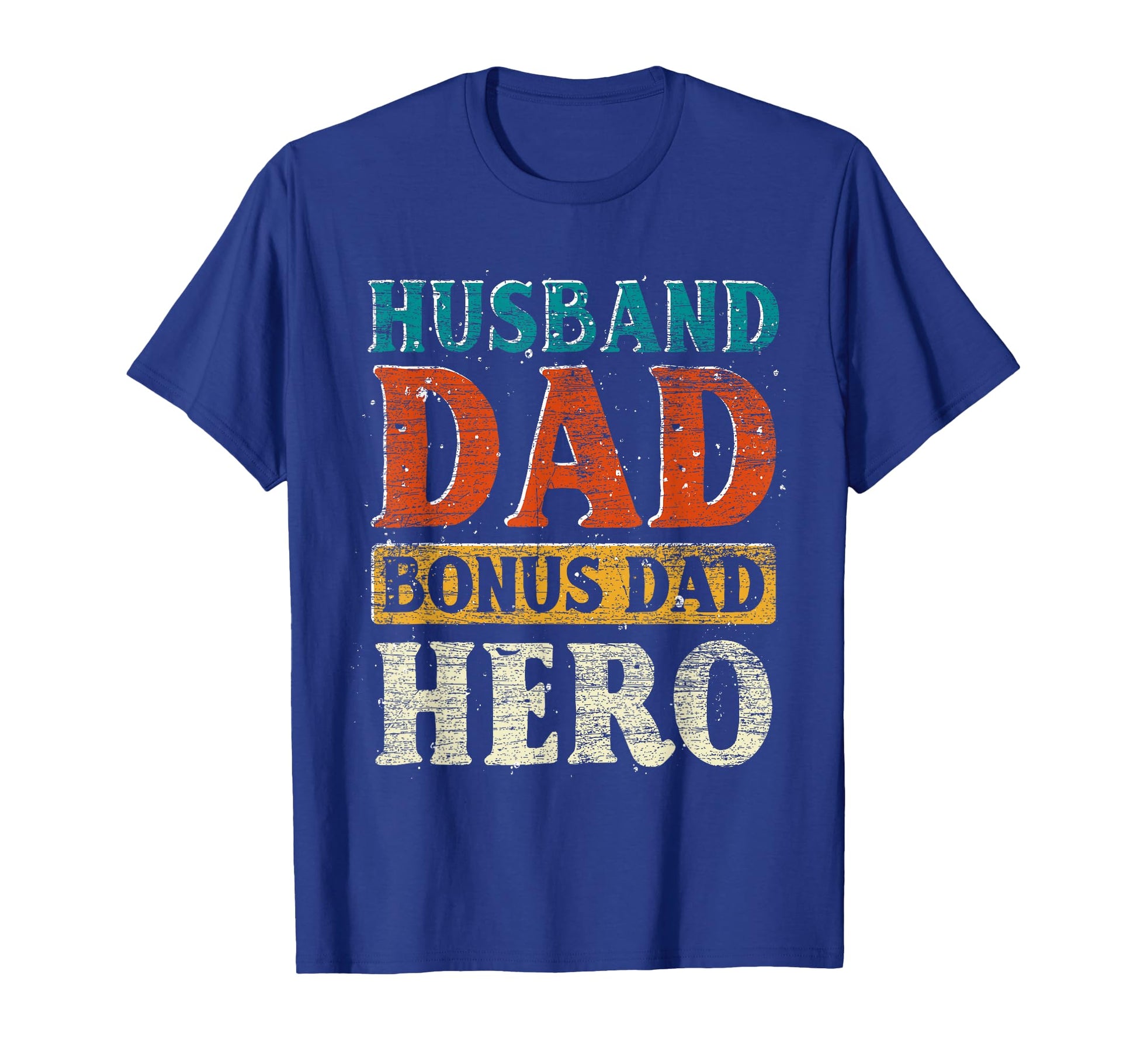 Mens Husband Dad Bonus Dad Hero Fathers T-Shirt - Custom Art Print Unisex - T-Shirt, Sweatshirt, Hoodie