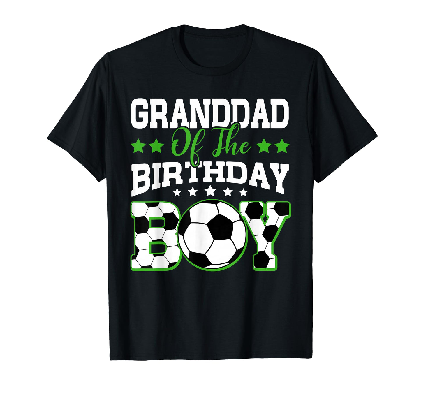 Granddad Birthday Soccer Family T-Shirt - Fun Novelty Design for Adults - T-Shirt, Sweatshirt, Hoodie
