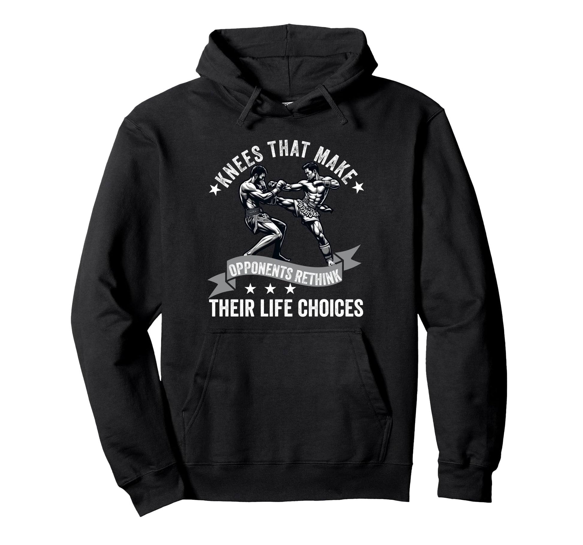 Muay Thai Fighter Dad Thai Hoodie - Fun Novelty Design Men Women - T-Shirt, Sweatshirt, Hoodie