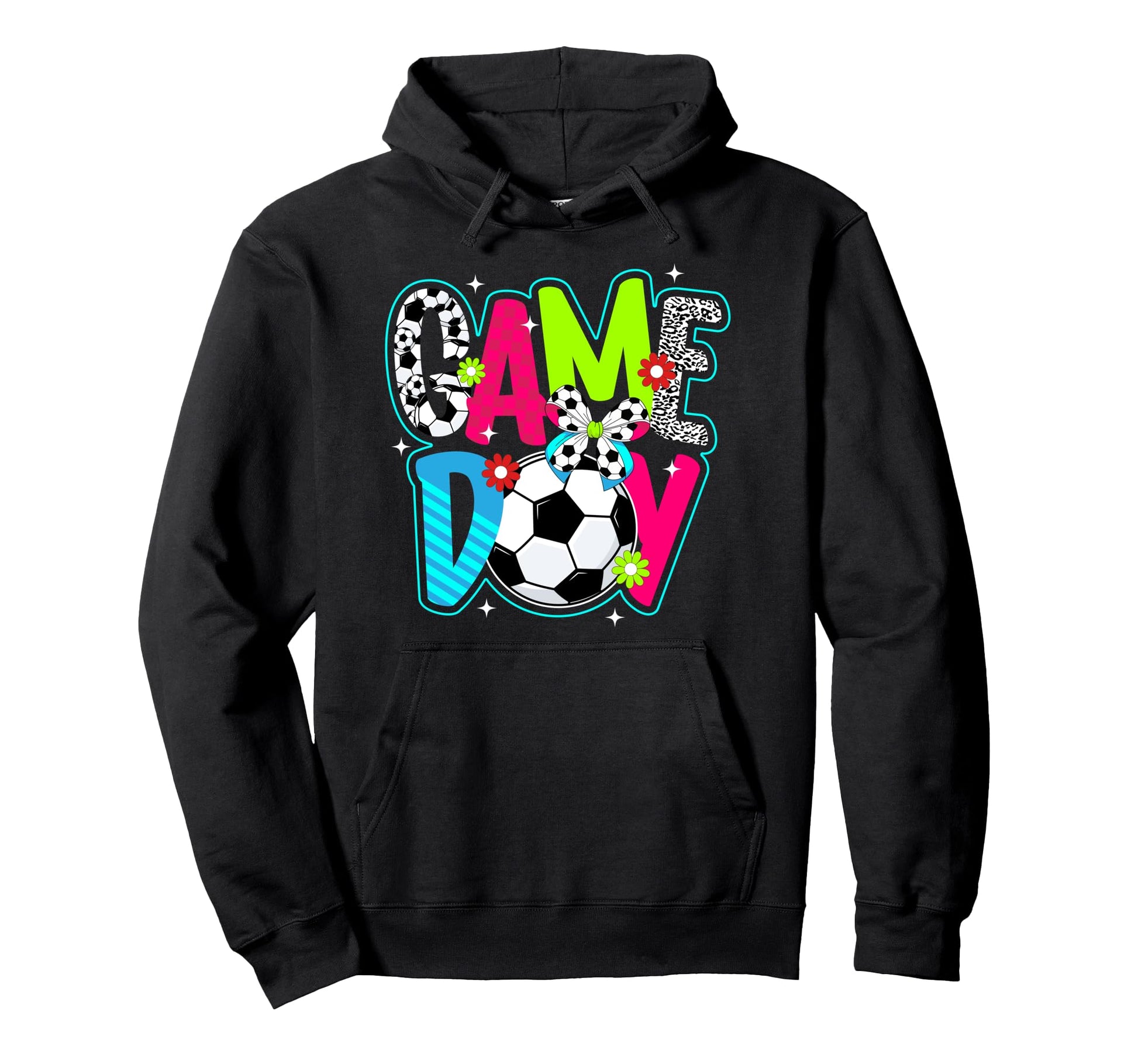 Game Day Preppy Game Day Soccer Game Day Hoodie - Novelty Apparel Unisex - T-Shirt, Sweatshirt, Hoodie