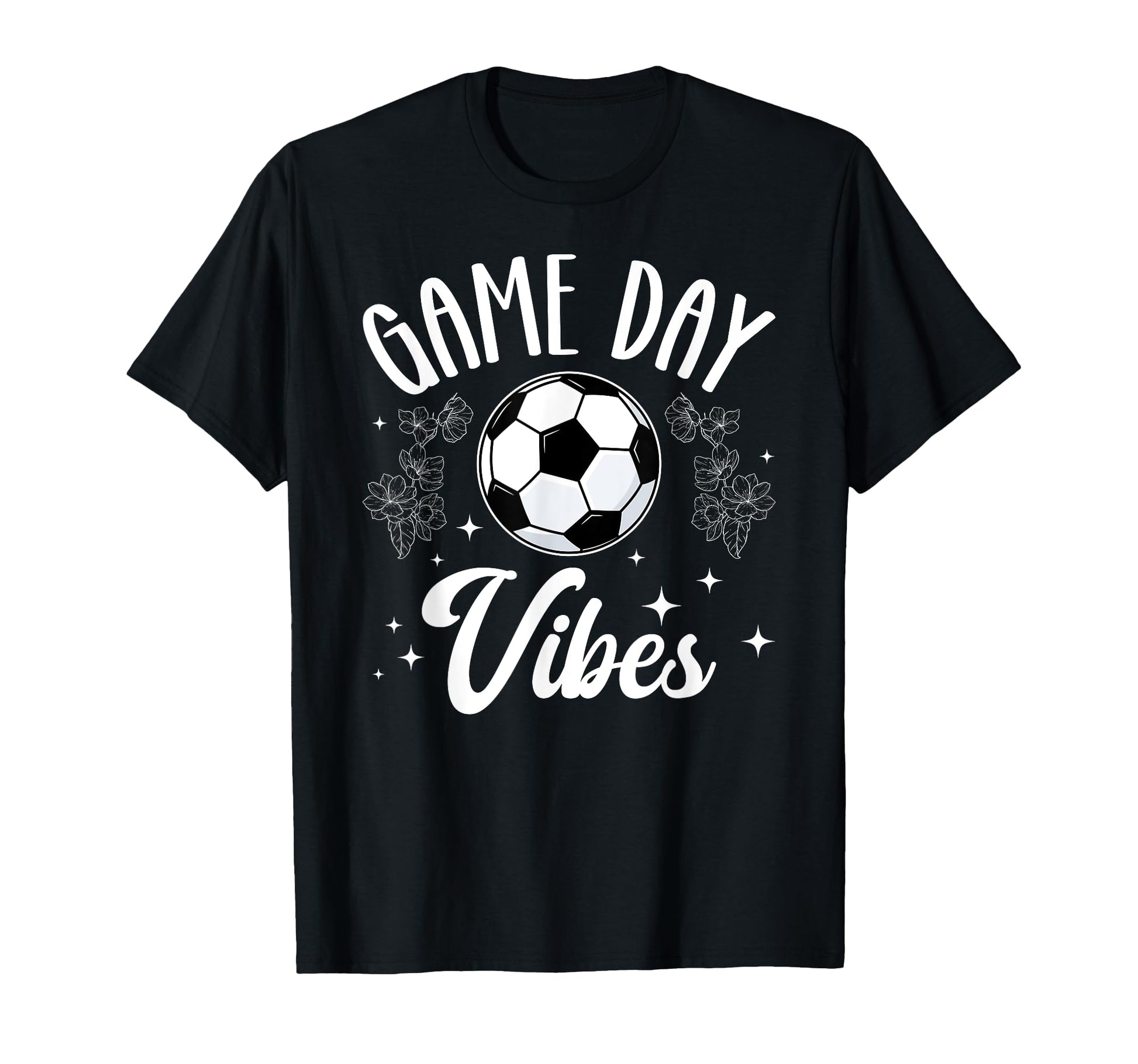 Game Day Vibes Soccer Game Day Soccer T-Shirt - Minimalist Print for Adults - T-Shirt, Sweatshirt, Hoodie
