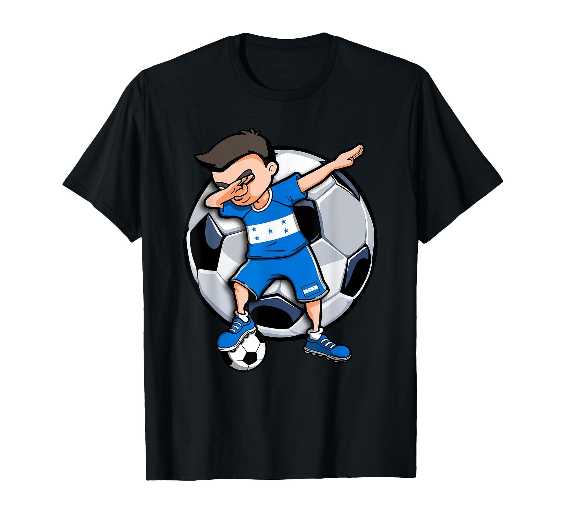 Dabbing Soccer Honduras Football Fans T-Shirt - Aesthetic Graphic Unisex - T-Shirt, Sweatshirt, Hoodie
