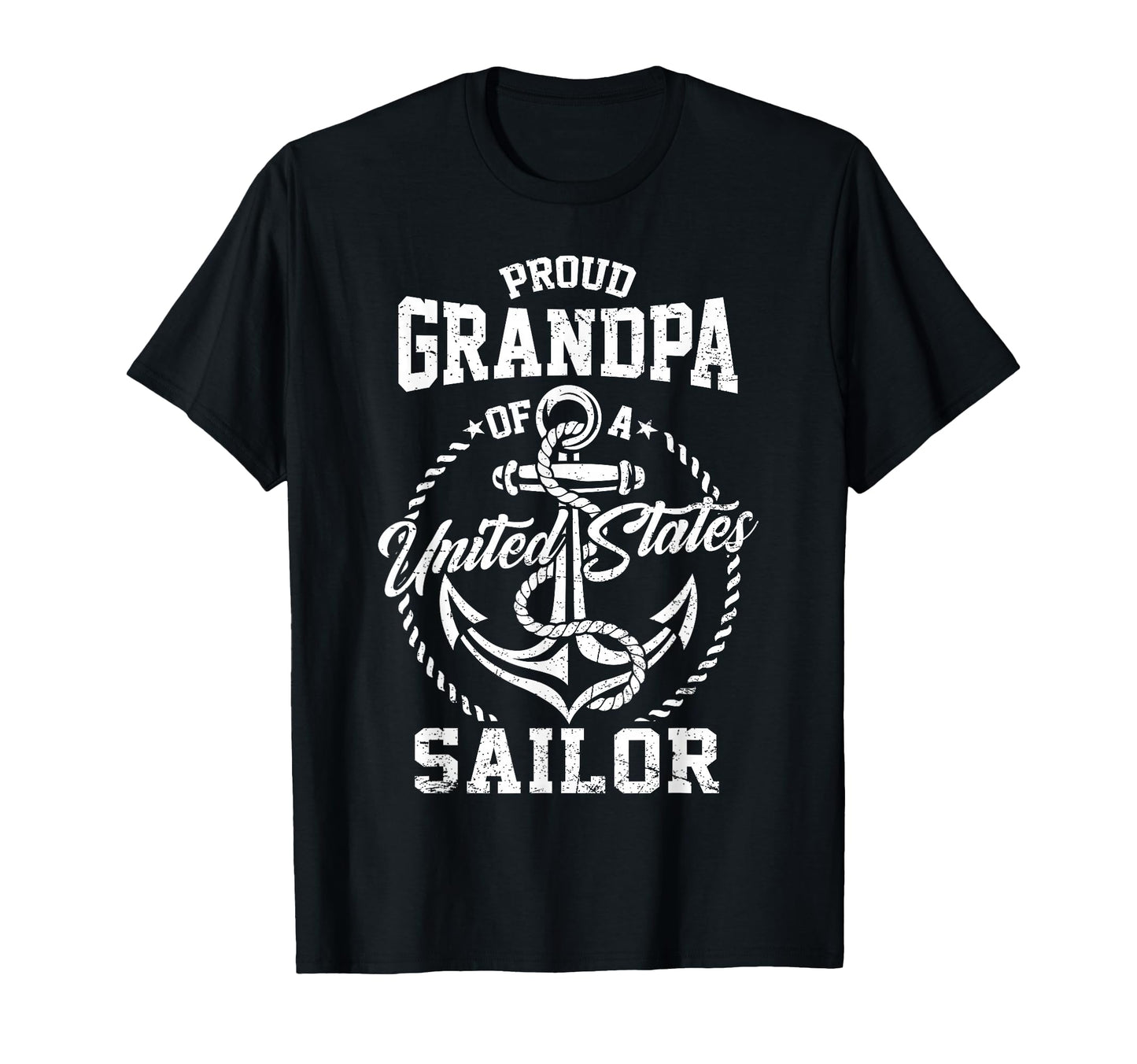 Proud Grandpa Sailor Us Veteran Family T-Shirt - Aesthetic Graphic Unisex - T-Shirt, Sweatshirt, Hoodie