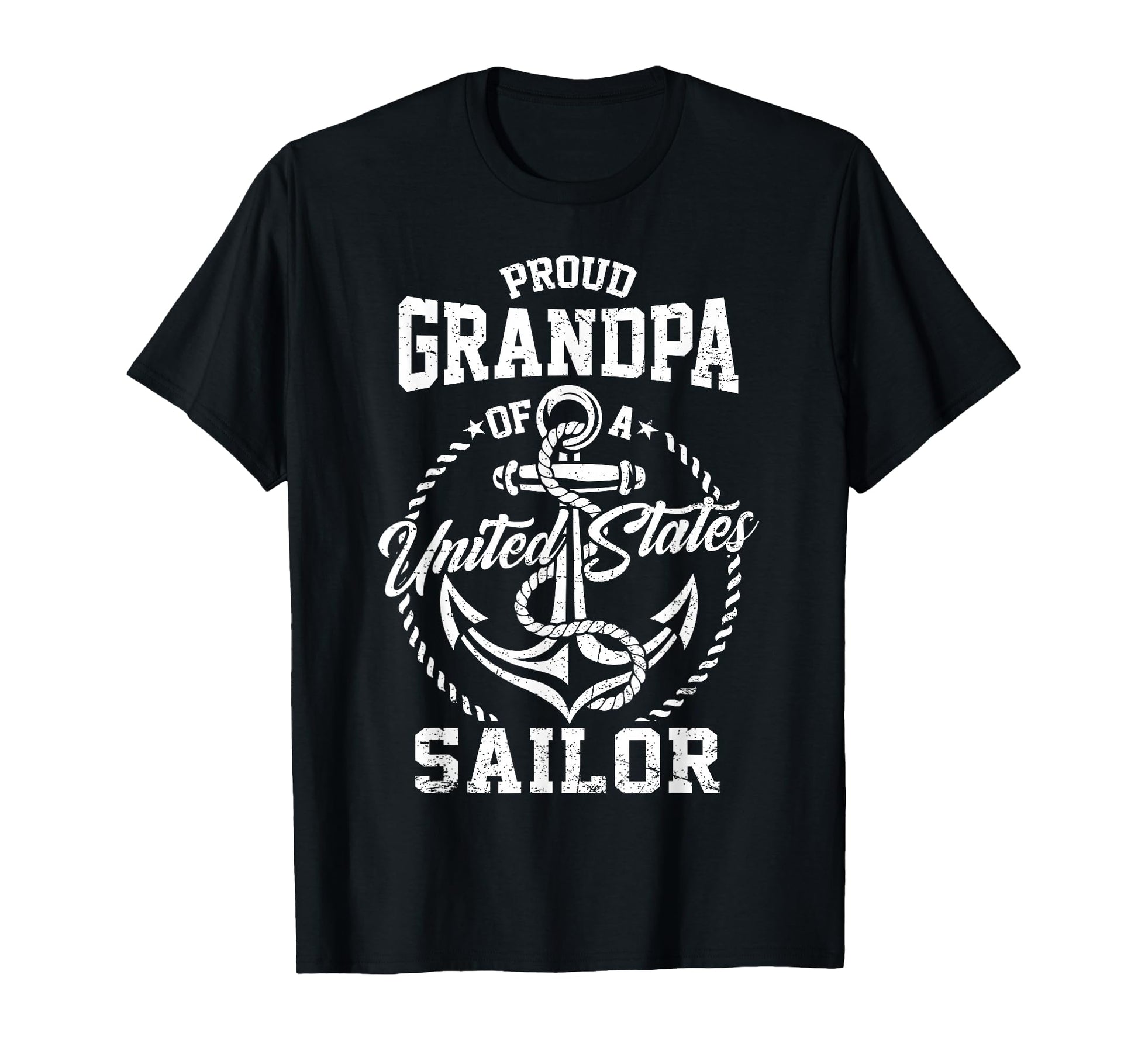 Proud Grandpa Sailor Us Veteran Family T-Shirt - Aesthetic Graphic Unisex - T-Shirt, Sweatshirt, Hoodie