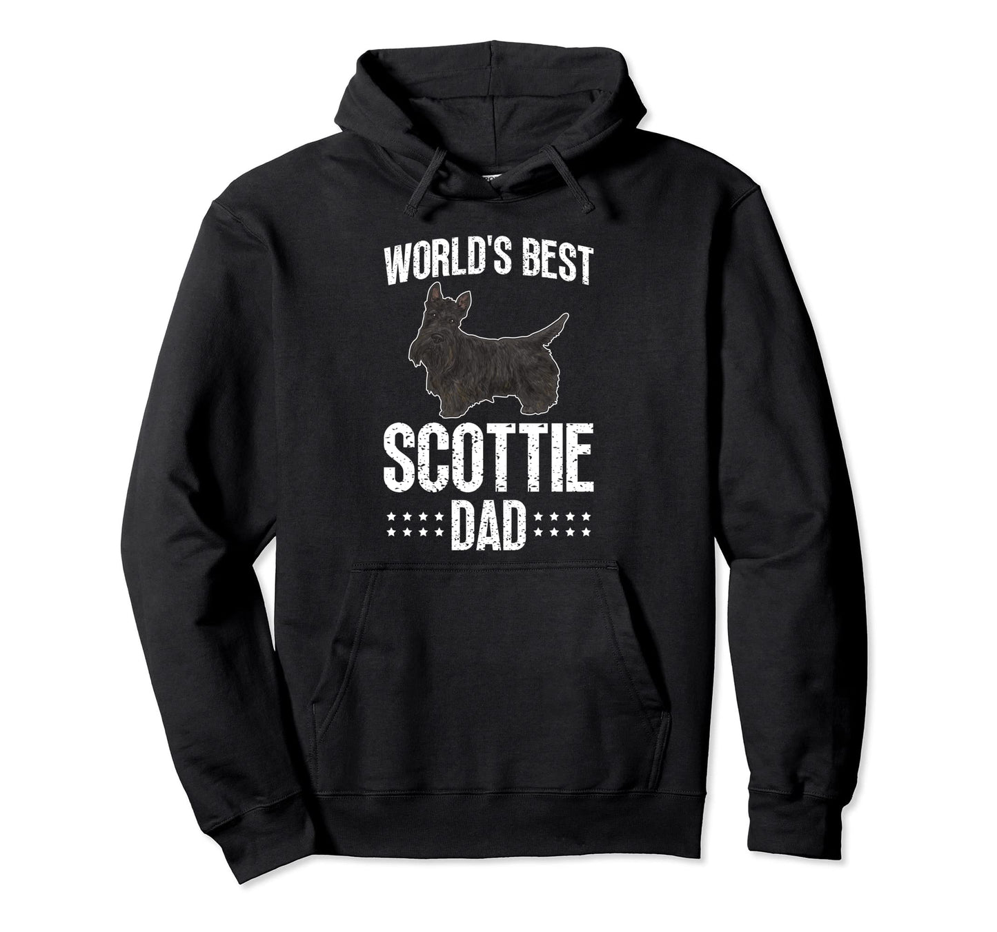 Scottish Terrier Worlds Best Scottie Hoodie - Streetwear Style for Adults - T-Shirt, Sweatshirt, Hoodie