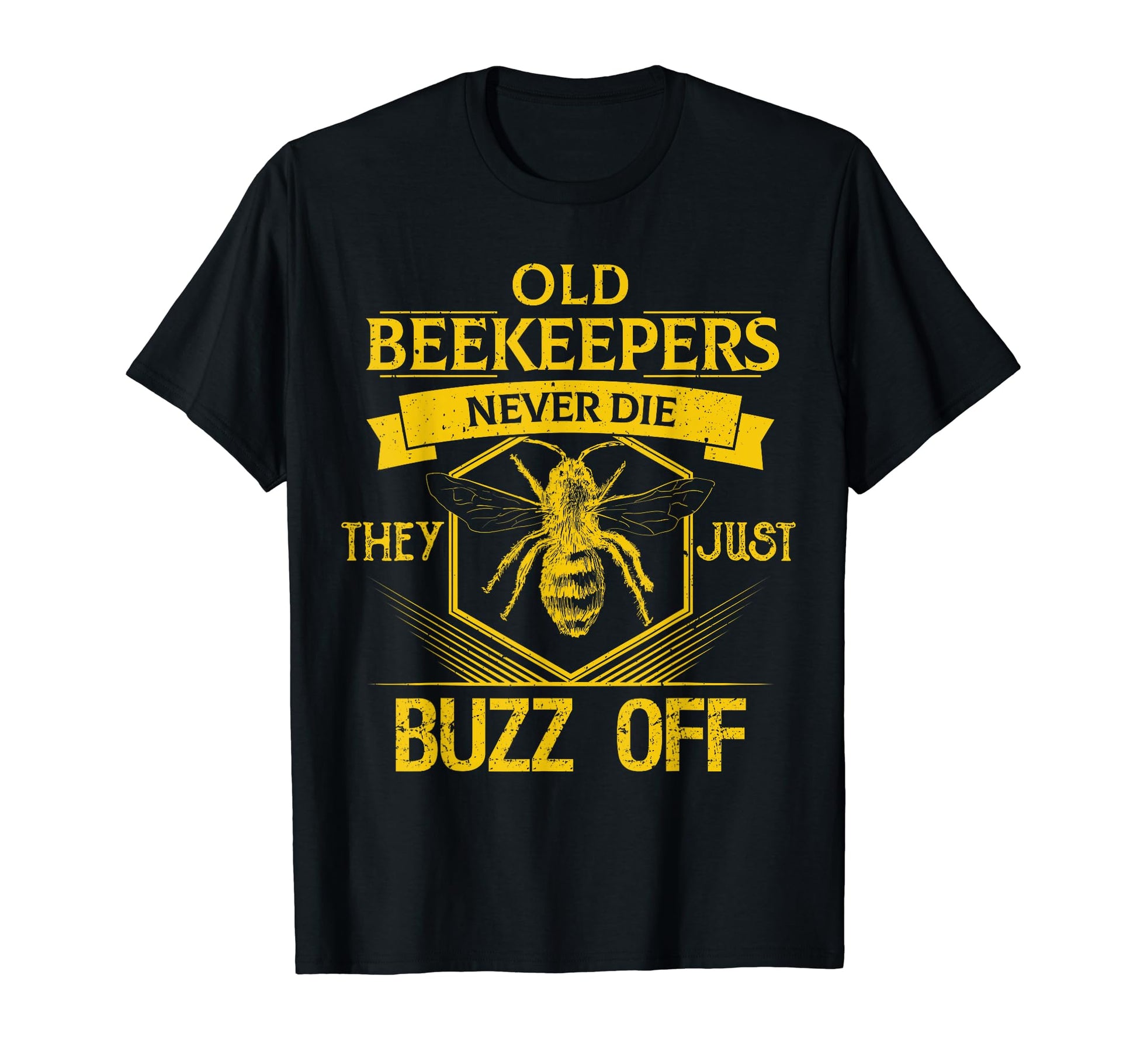 Old Beekeeper Gift Beekeeping Dad T-Shirt - Custom Art Print for Adults - T-Shirt, Sweatshirt, Hoodie