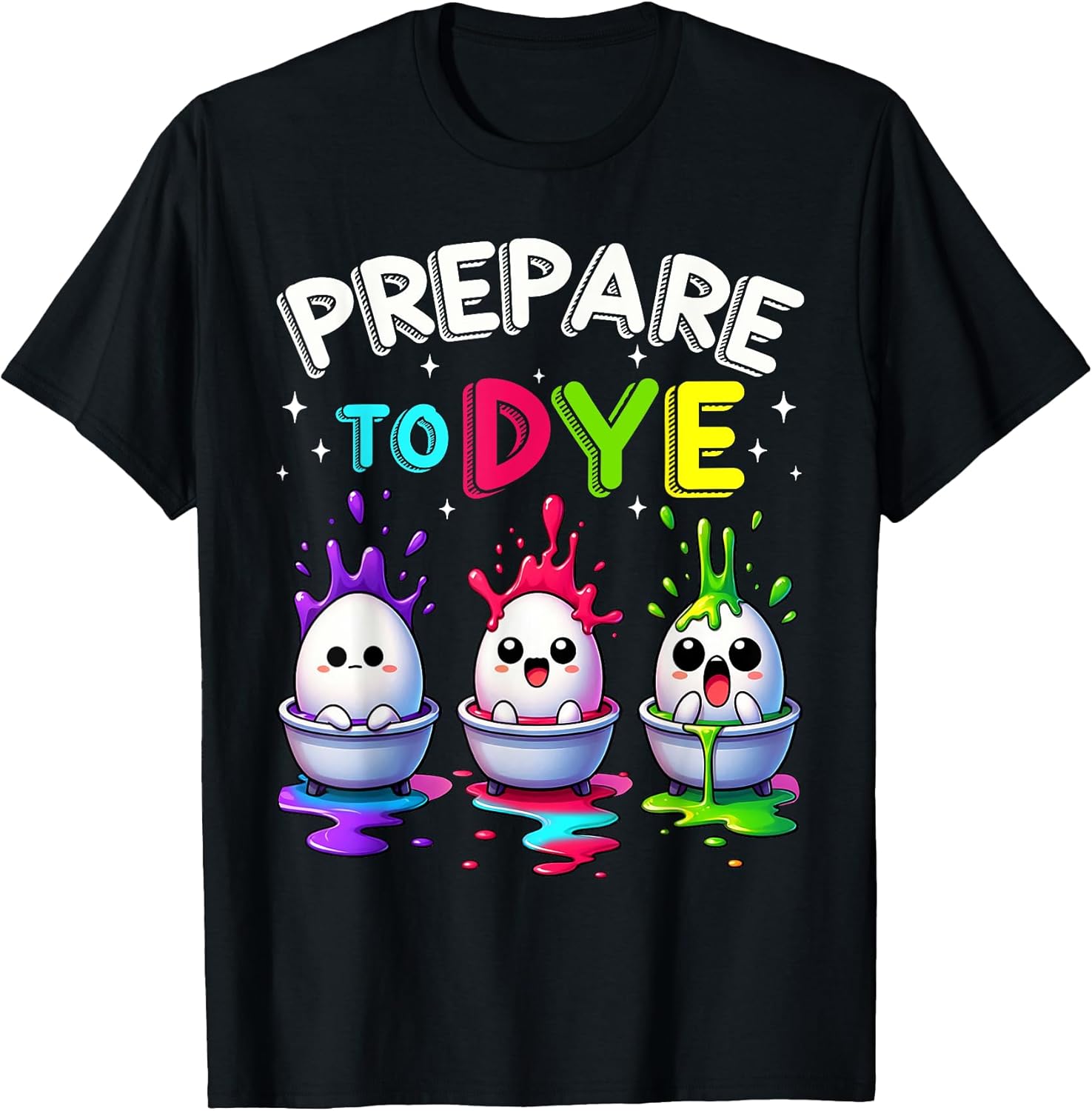 Happy Easter Day Eggs Dye Color for Men Women Kids Unisex T-shirt, Sweatshirt, Hoodie, Long Sleeve Tee - T-Shirt, Sweatshirt, Hoodie