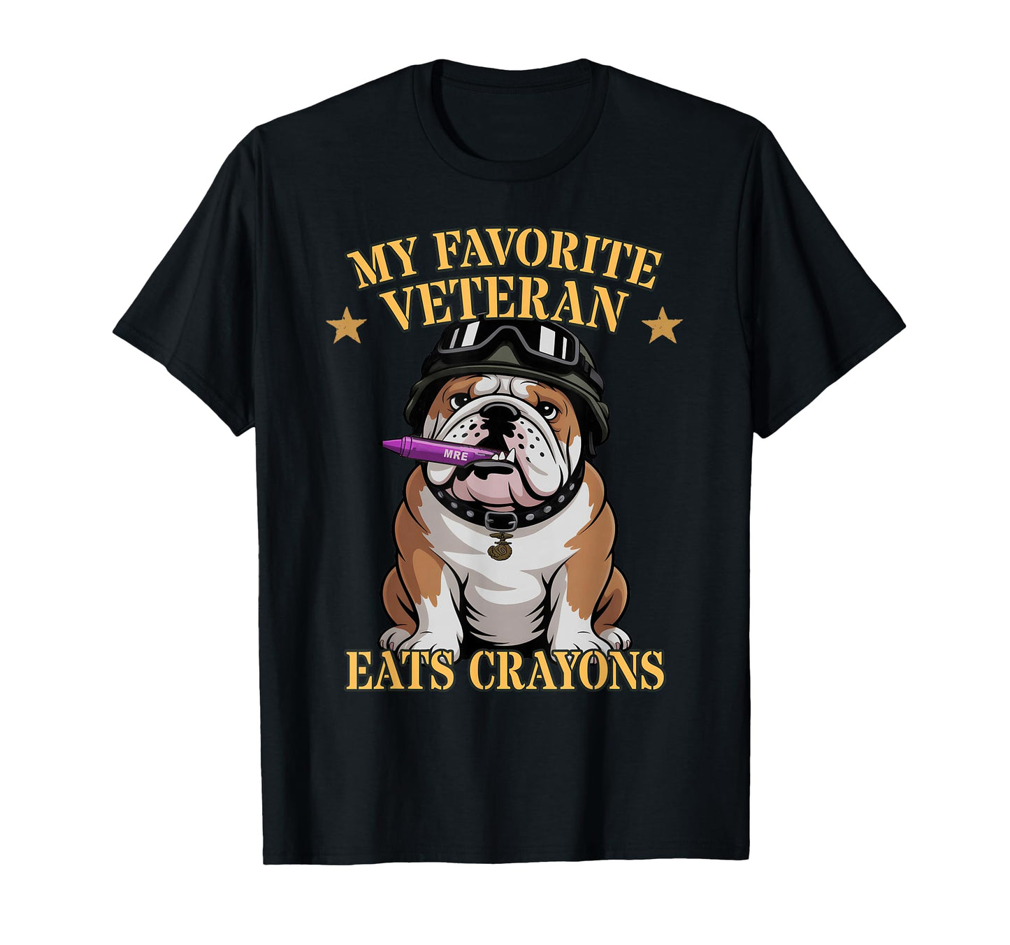 Sarcastic My Favorite Veteran Eats T-Shirt - Unique Graphic Men Women - T-Shirt, Sweatshirt, Hoodie