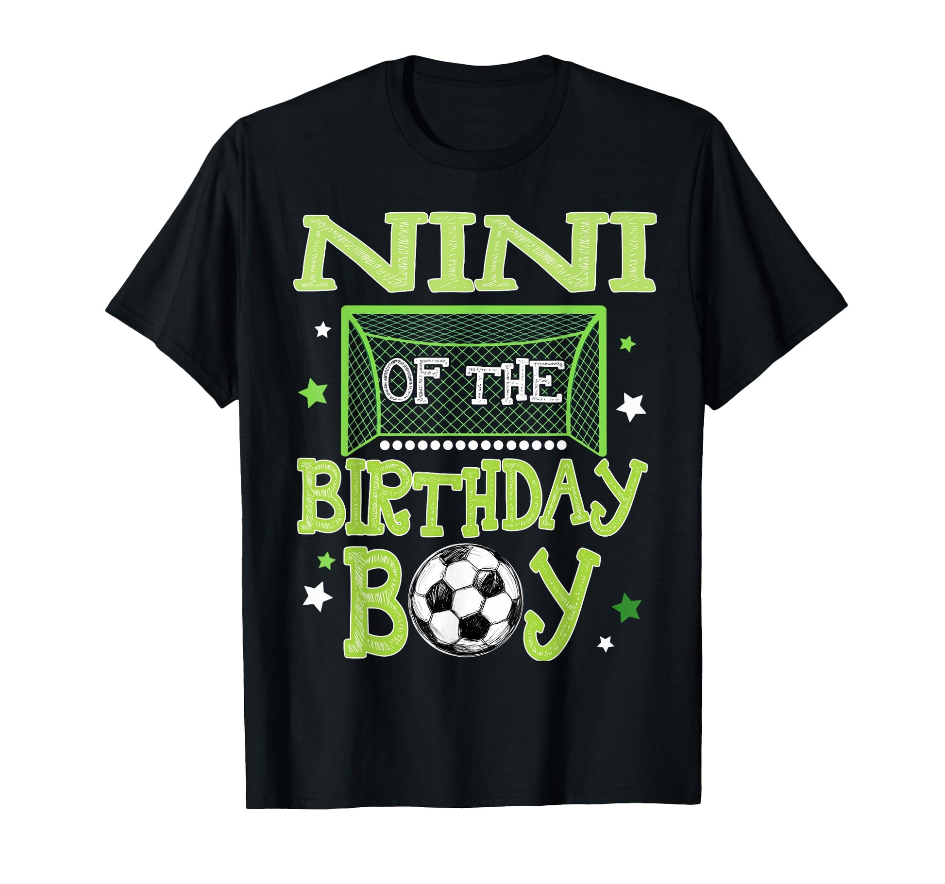 Nini Birthday Soccer Family Matching T-Shirt - Aesthetic Graphic for Adults - T-Shirt, Sweatshirt, Hoodie