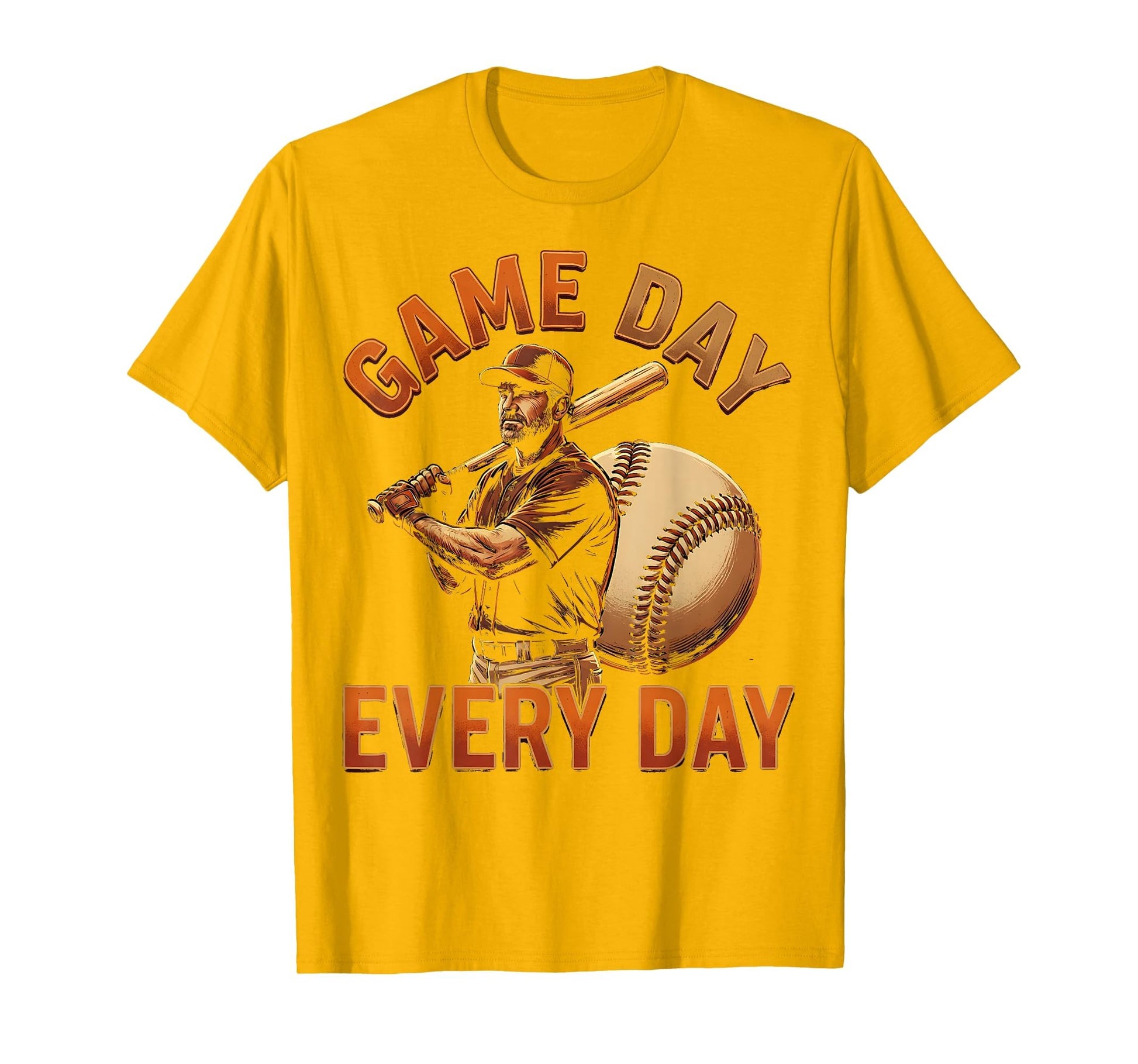 Game Day Every Day Softball Dad T-Shirt - Aesthetic Graphic for Adults - T-Shirt, Sweatshirt, Hoodie