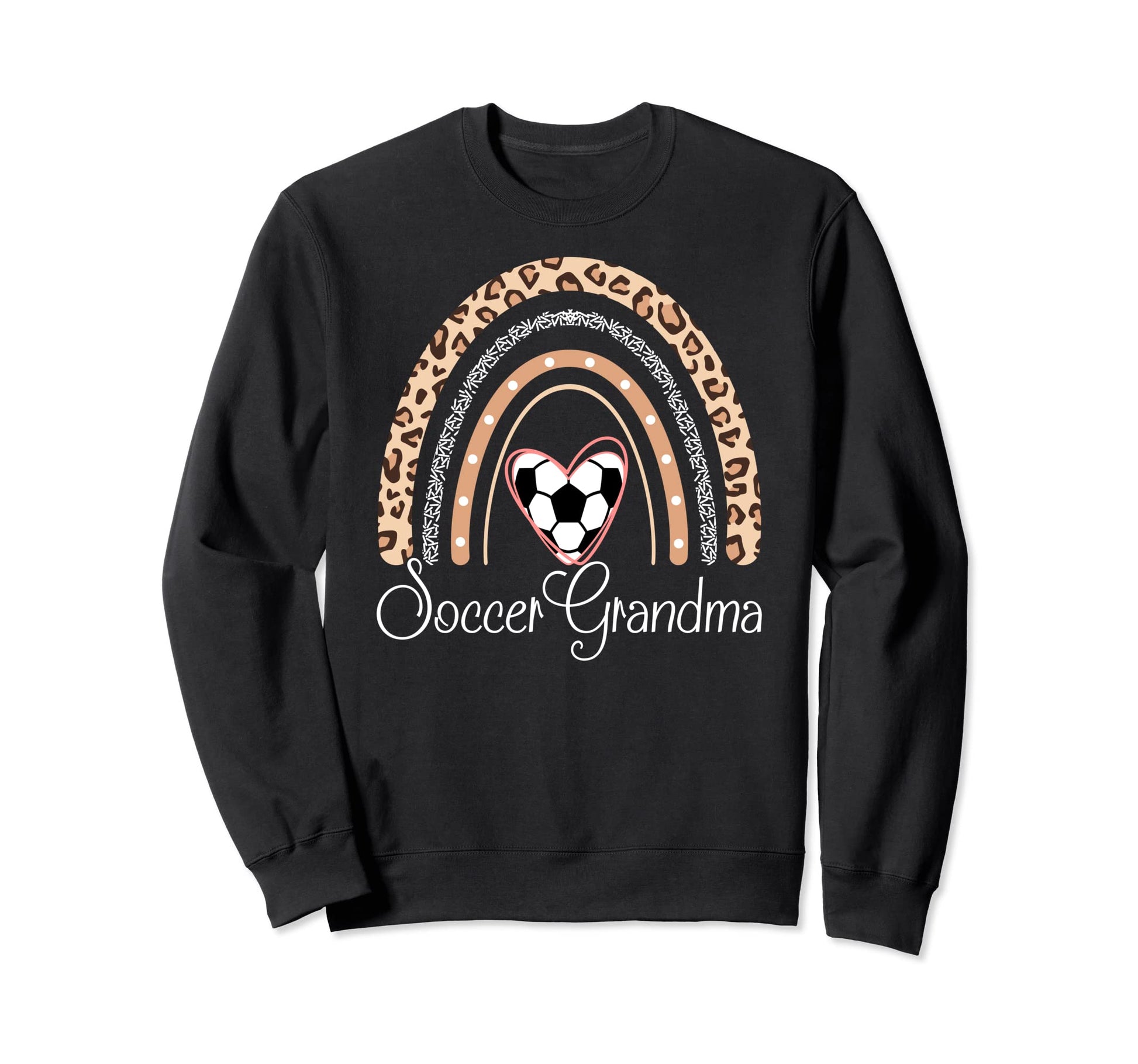 Soccer Grandma Boho Rainbow Funny Sweatshirt - Aesthetic Graphic Unisex - T-Shirt, Sweatshirt, Hoodie