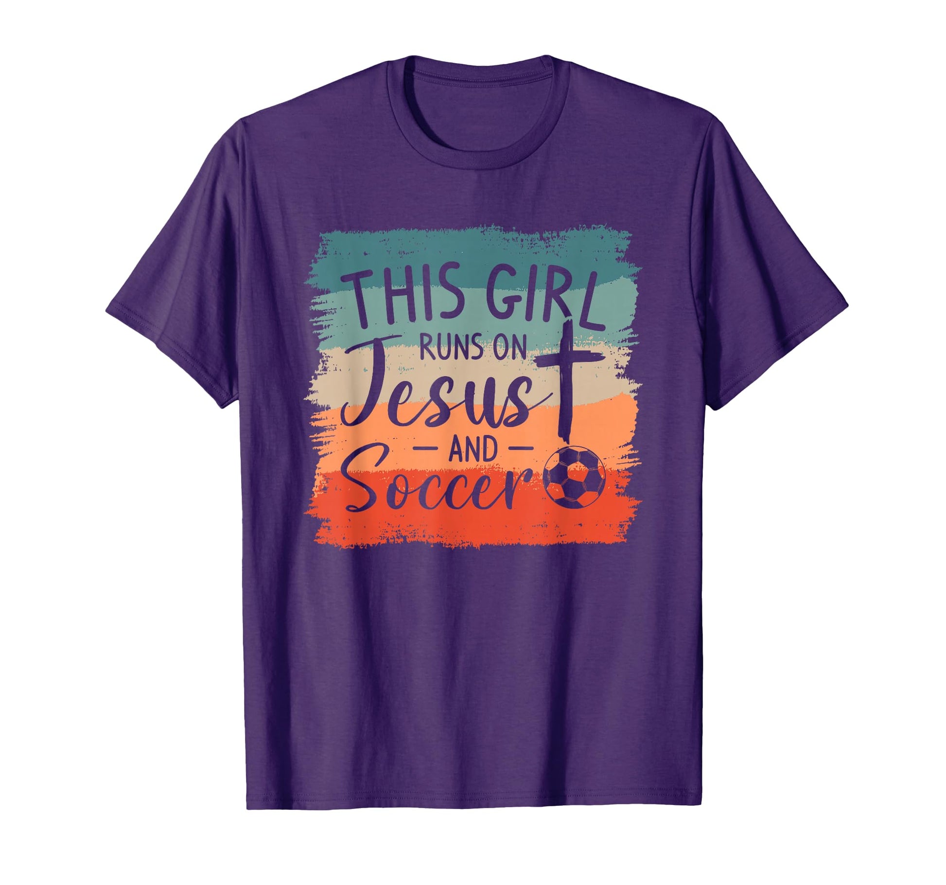 This Runs Jesus And Soccer Player T-Shirt - Custom Art Print for Adults - T-Shirt, Sweatshirt, Hoodie