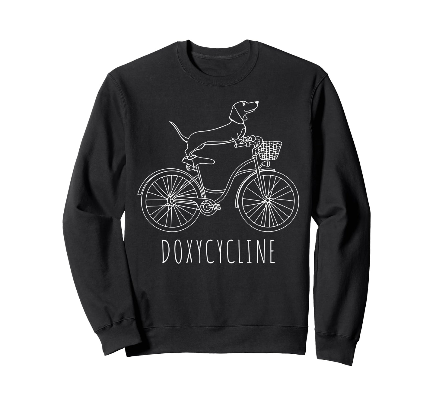 Funny Doxycycline Funny Dachshund Cycle T-Shirt - Unique Graphic Unisex - T-Shirt, Sweatshirt, Hoodie
