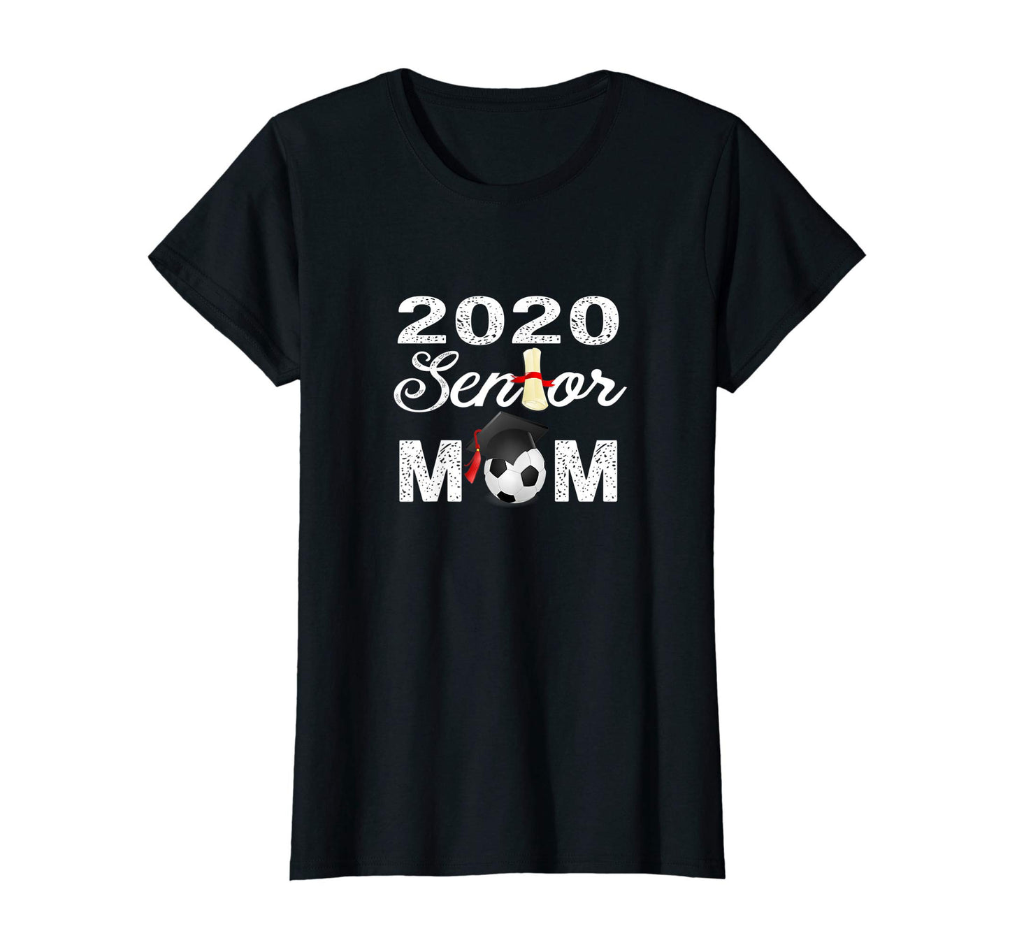 Womens Class 2020 Senior Soccer Mom T-Shirt - Minimalist Print for Adults - T-Shirt, Sweatshirt, Hoodie