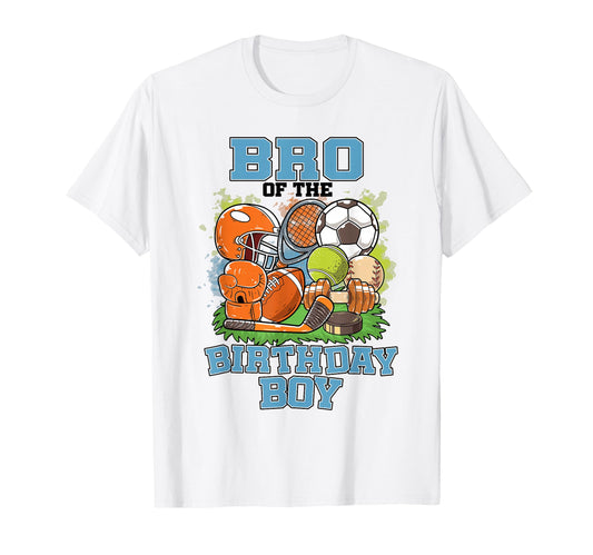 All Star Bro Birthday Basketball Soccer T-Shirt - Custom Art Print Unisex - T-Shirt, Sweatshirt, Hoodie