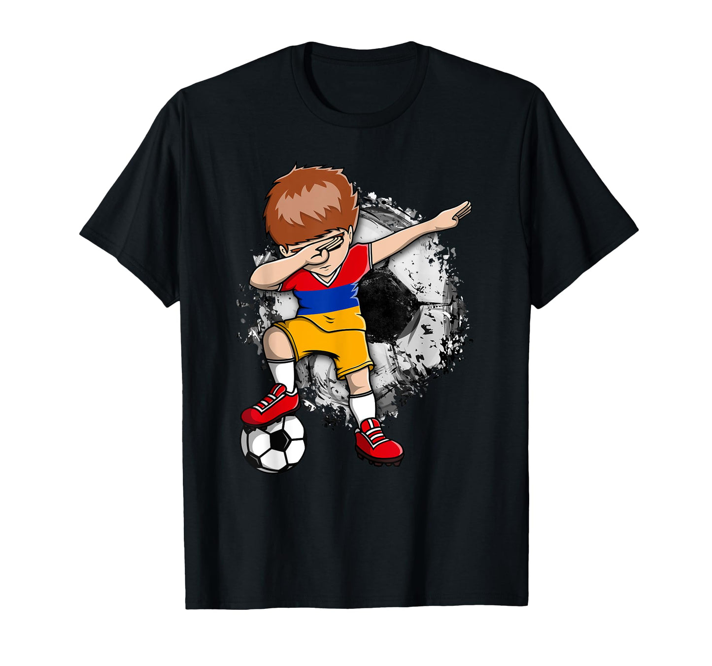 Dabbing Soccer Armenia Jersey Armenian T-Shirt - Graphic Print Men Women - T-Shirt, Sweatshirt, Hoodie