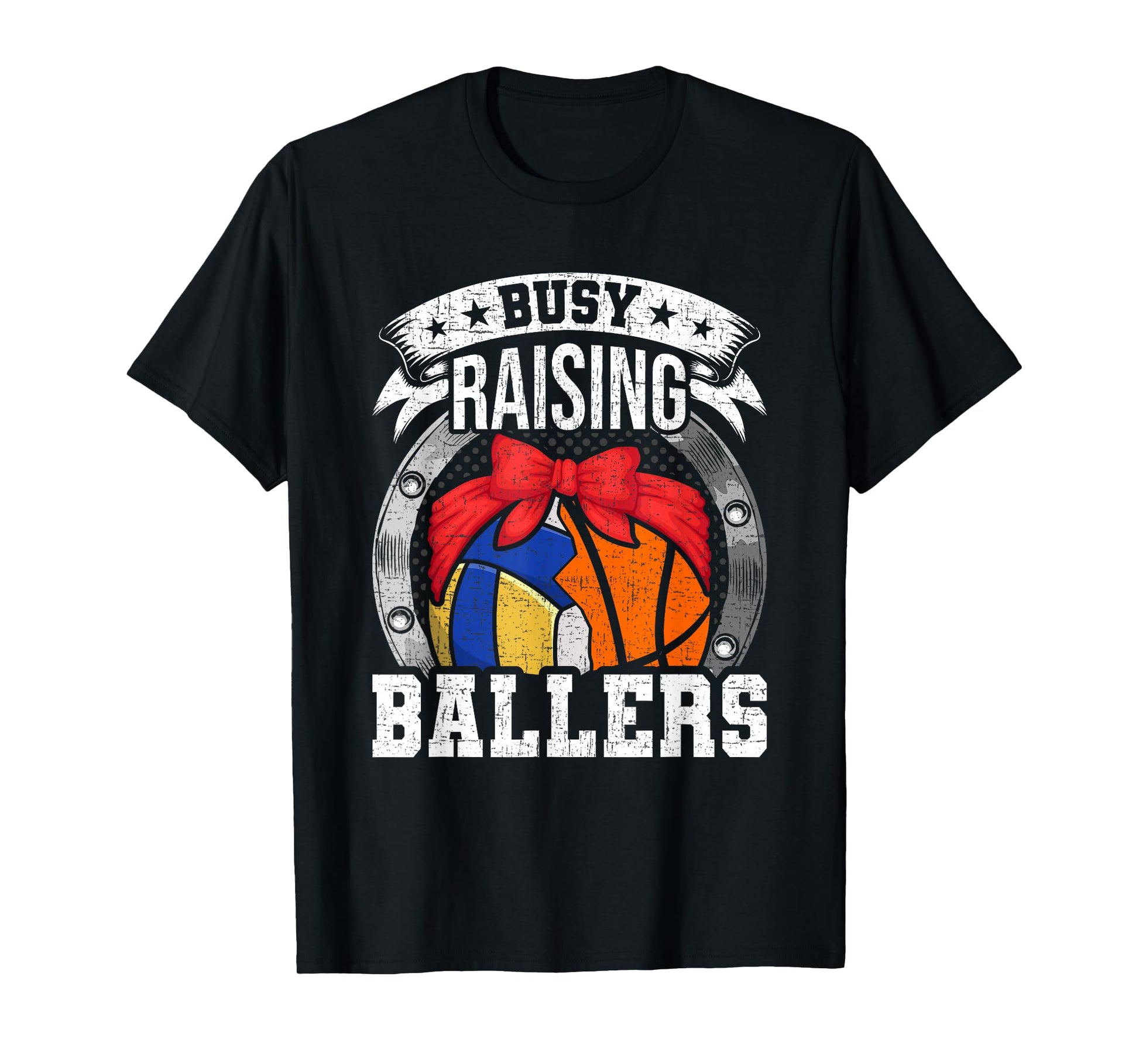 Busy Raising Ballers Volleyball Coach T-Shirt - Custom Art Print Men Women - T-Shirt, Sweatshirt, Hoodie
