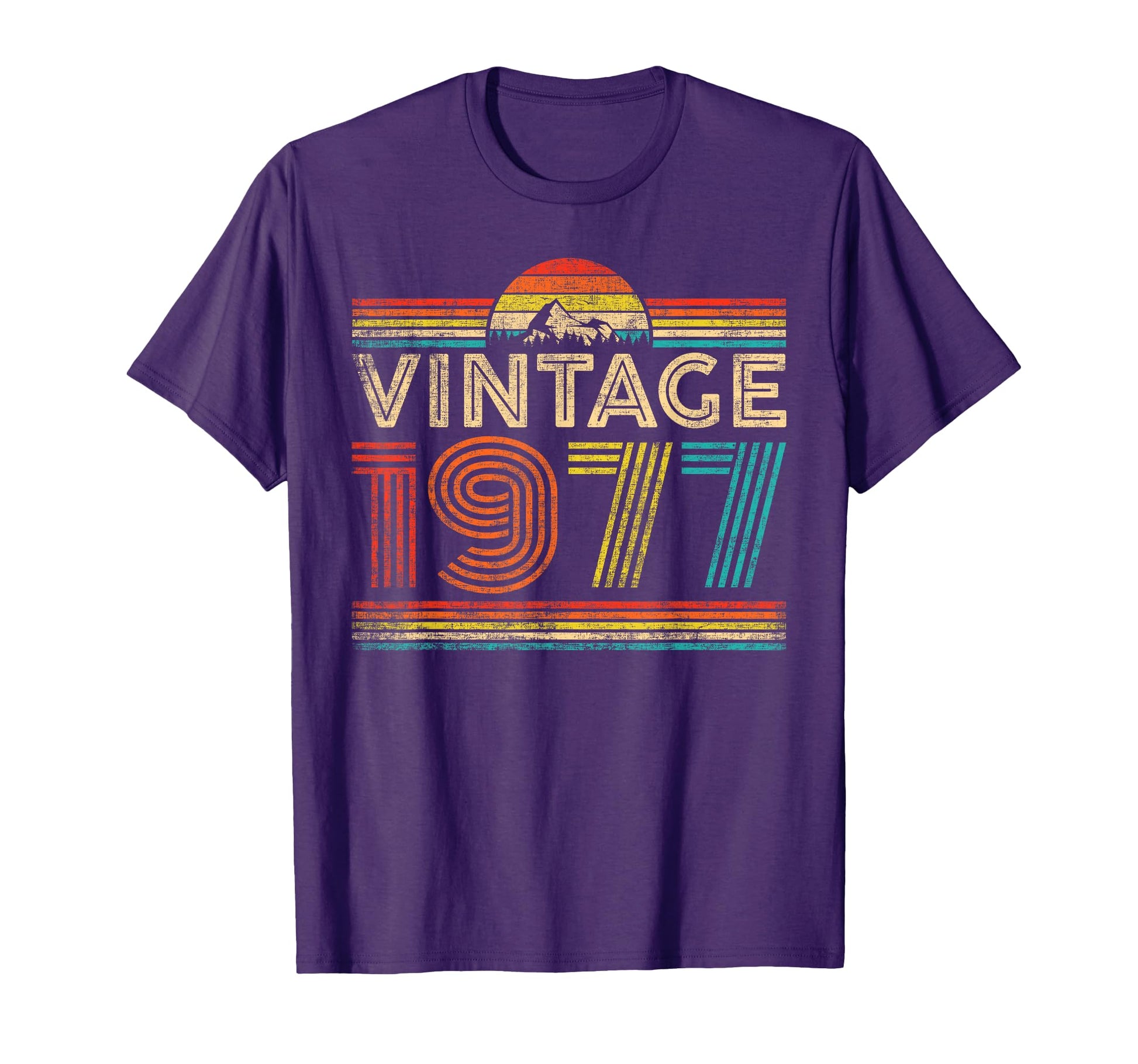 1977 Year 1977 Birthday T-Shirt - Custom Art Print Men Women - T-Shirt, Sweatshirt, Hoodie