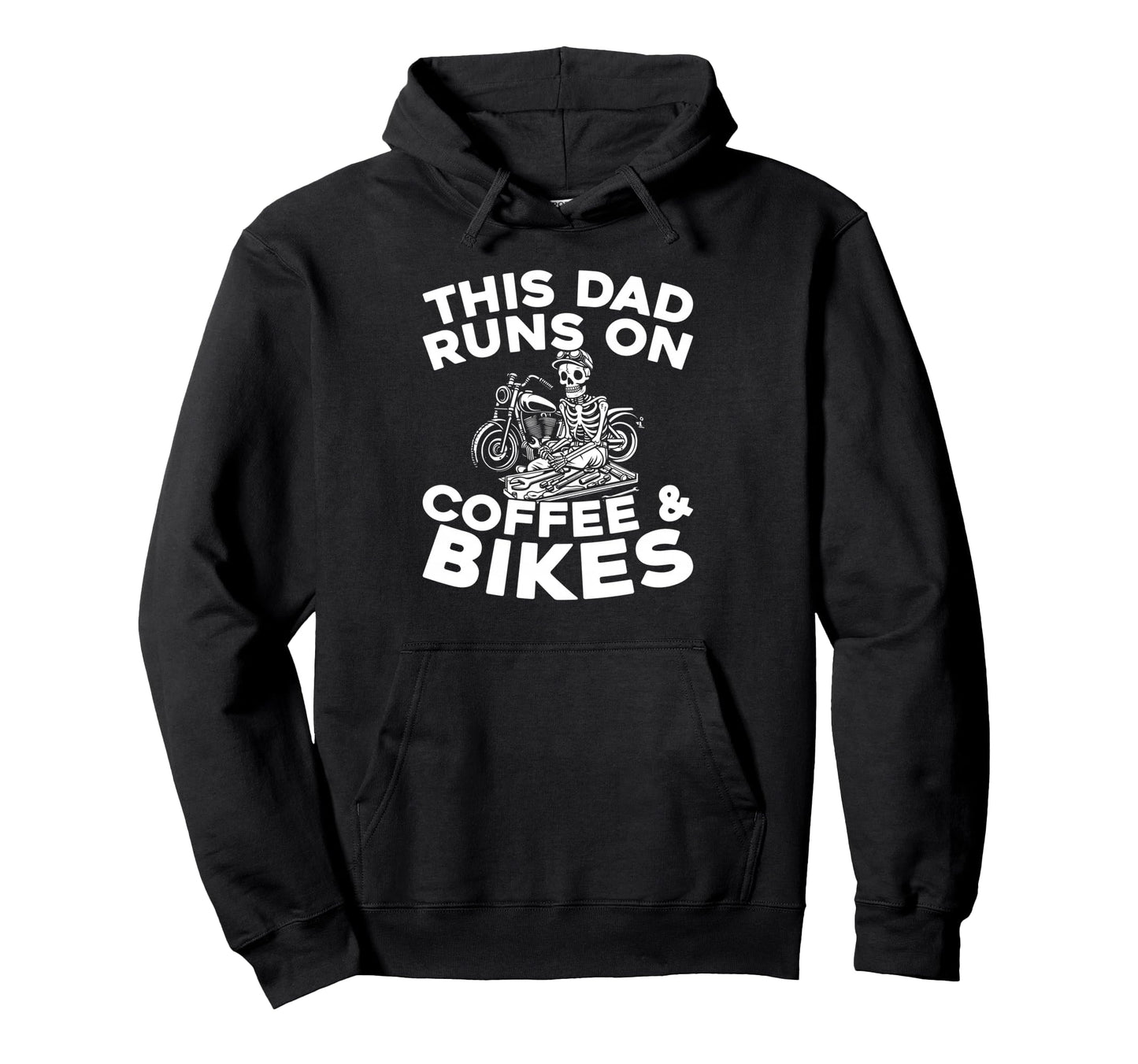 Motorcycle Mechanic Coffee Garage Hoodie - Fun Novelty Design for Adults - T-Shirt, Sweatshirt, Hoodie