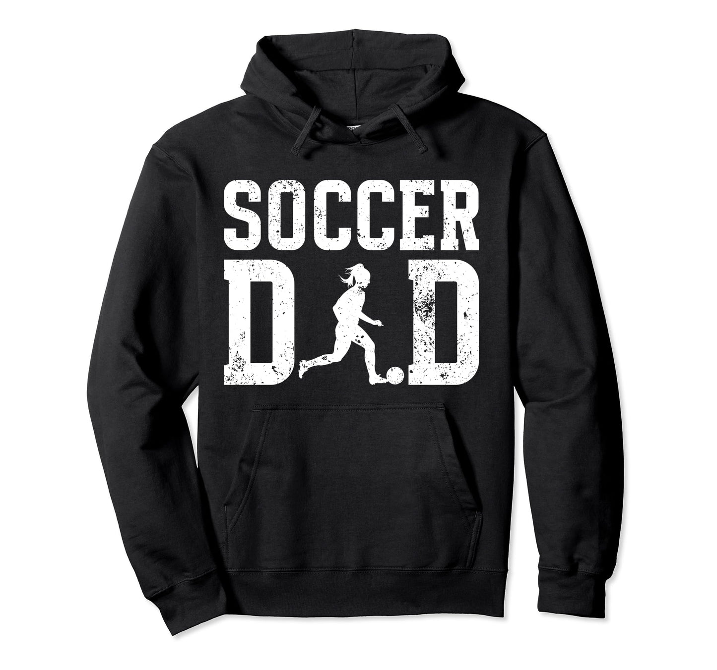 Soccer Dad Soccer Player Dad Proud Hoodie - Custom Art Print for Adults - T-Shirt, Sweatshirt, Hoodie