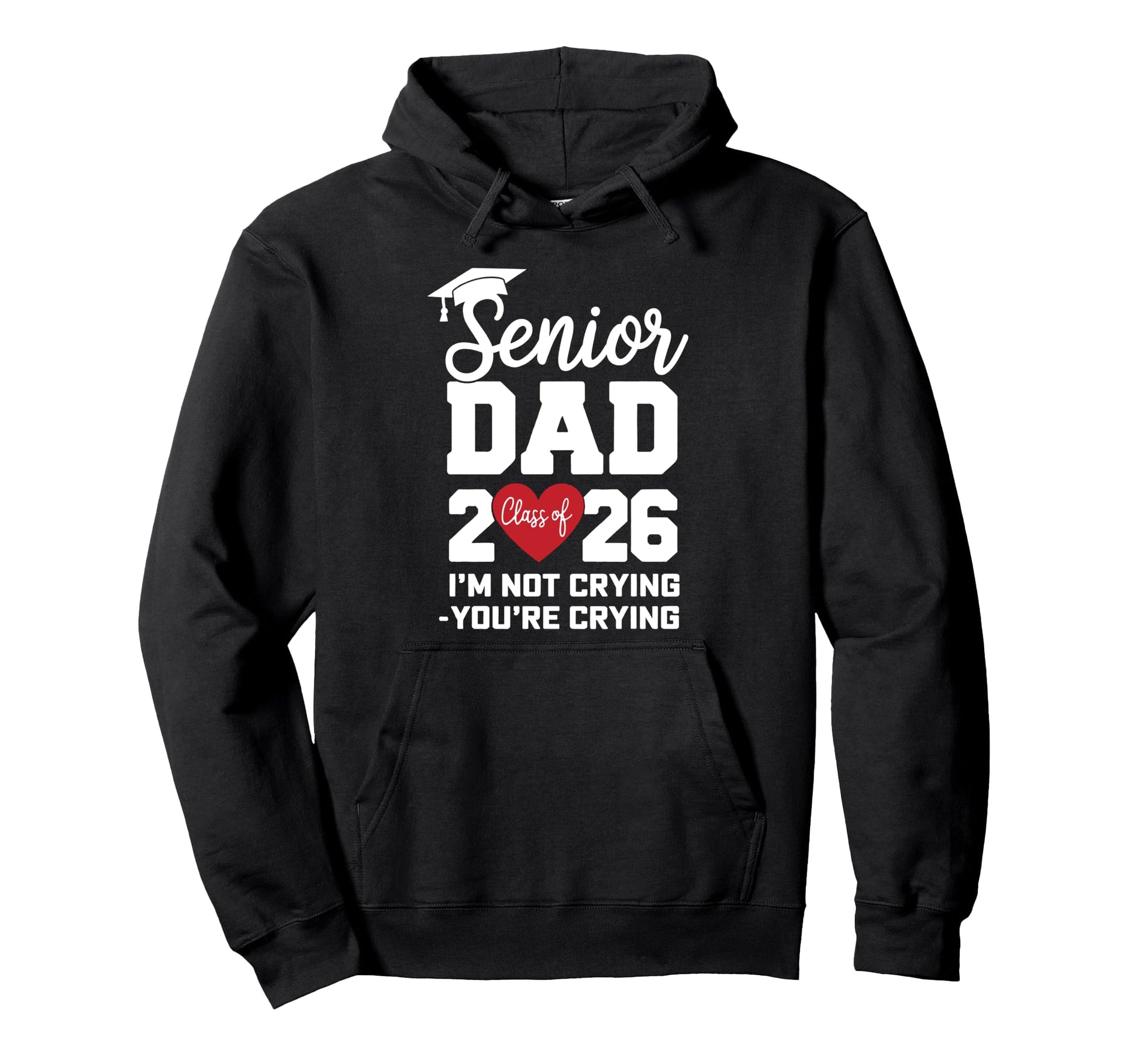 Dad Senior 2026 Proud Dad Class 2026 Hoodie - Aesthetic Graphic for Adults - T-Shirt, Sweatshirt, Hoodie