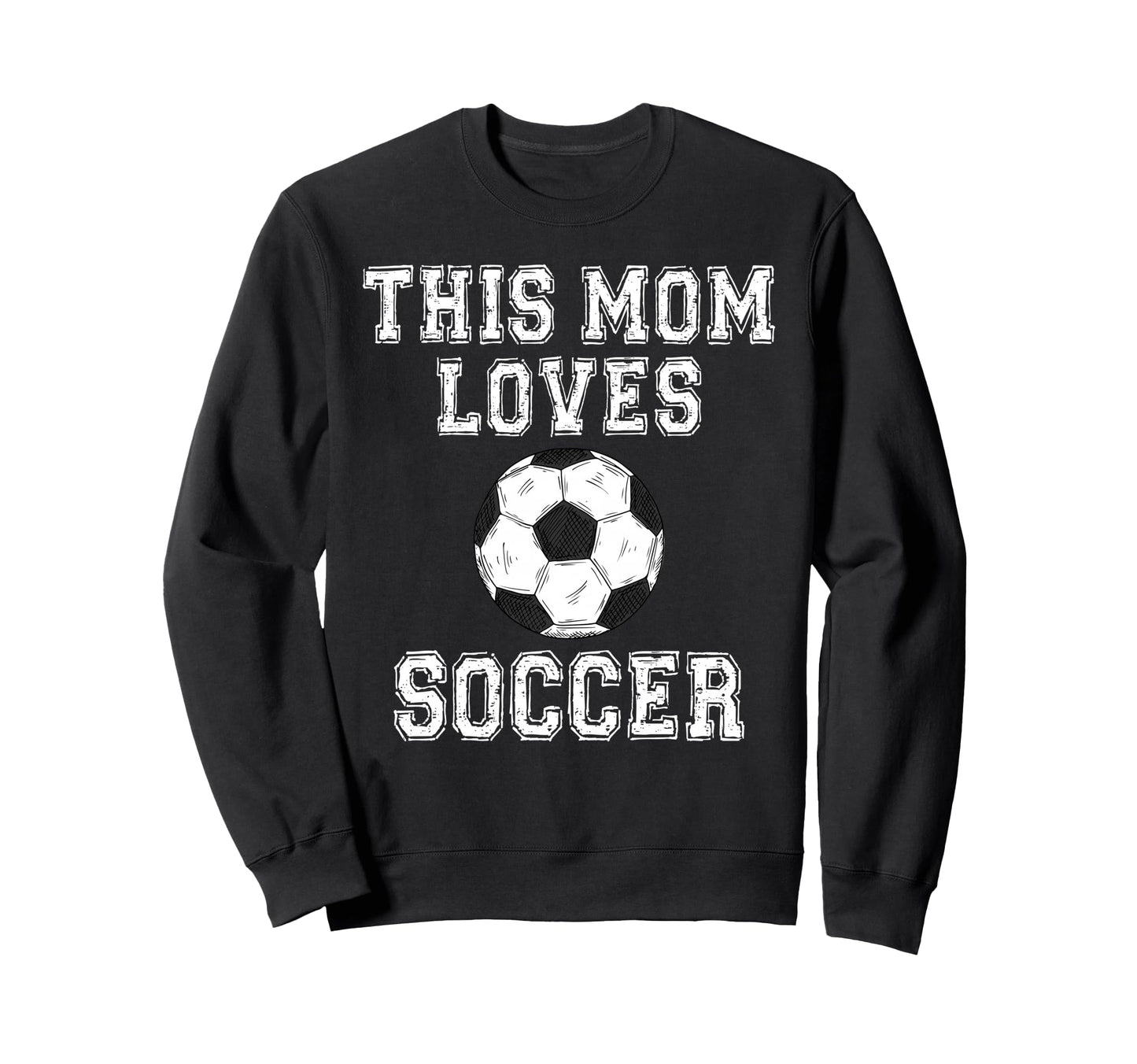 This Mom Loves Soccer Game Day Sweatshirt - Custom Art Print Men Women - T-Shirt, Sweatshirt, Hoodie