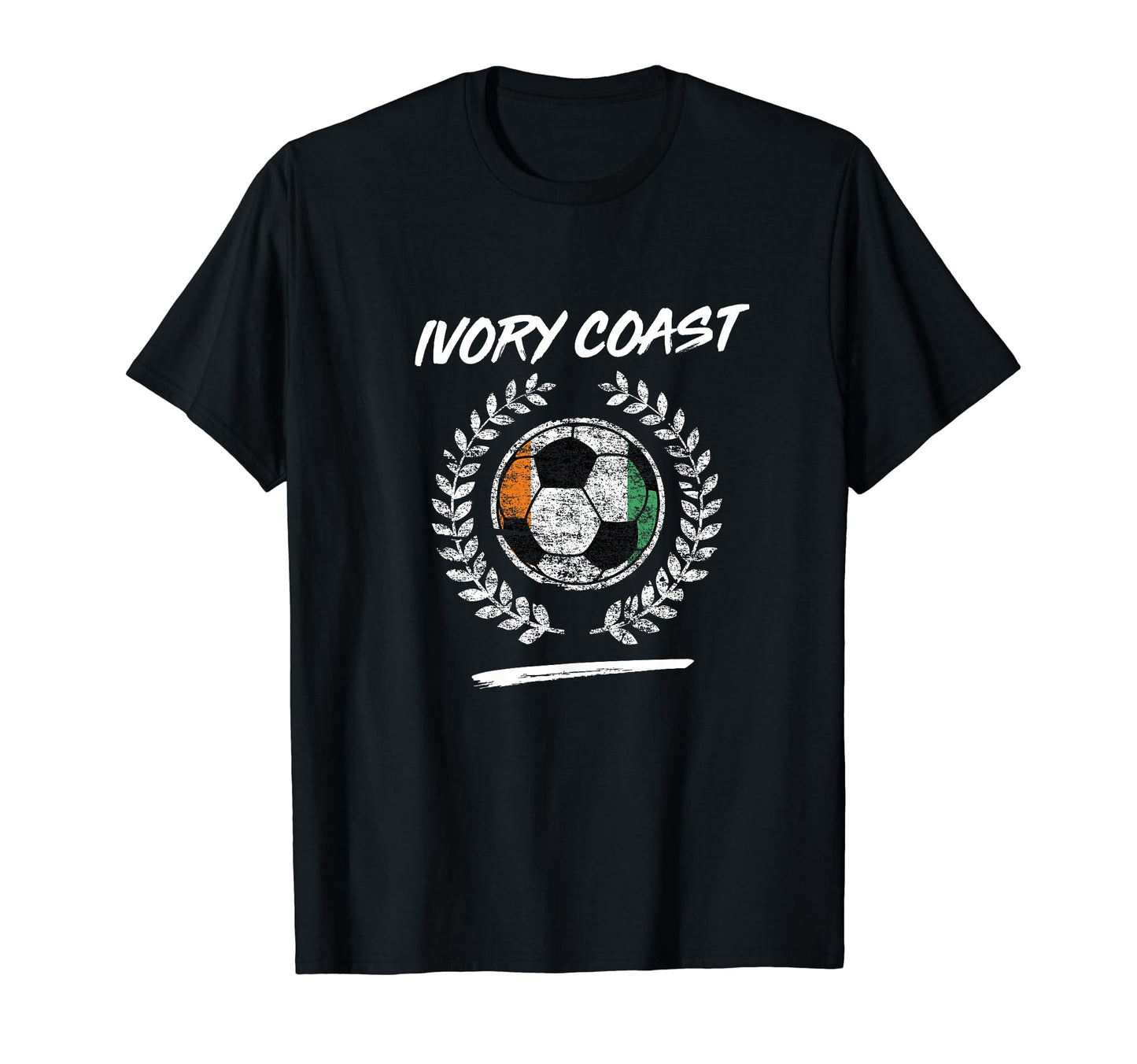 Ivory Coast Flag Ivorian Soccer Team T-Shirt - Custom Art Print Unisex - T-Shirt, Sweatshirt, Hoodie